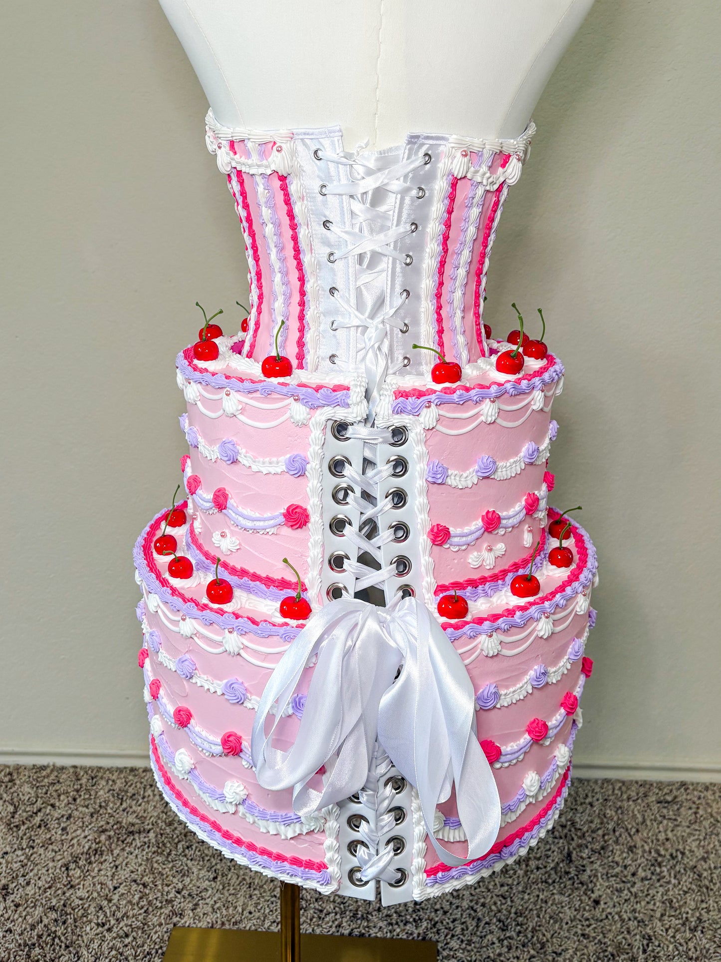 Fake Cake Tiered Skirt and Corset