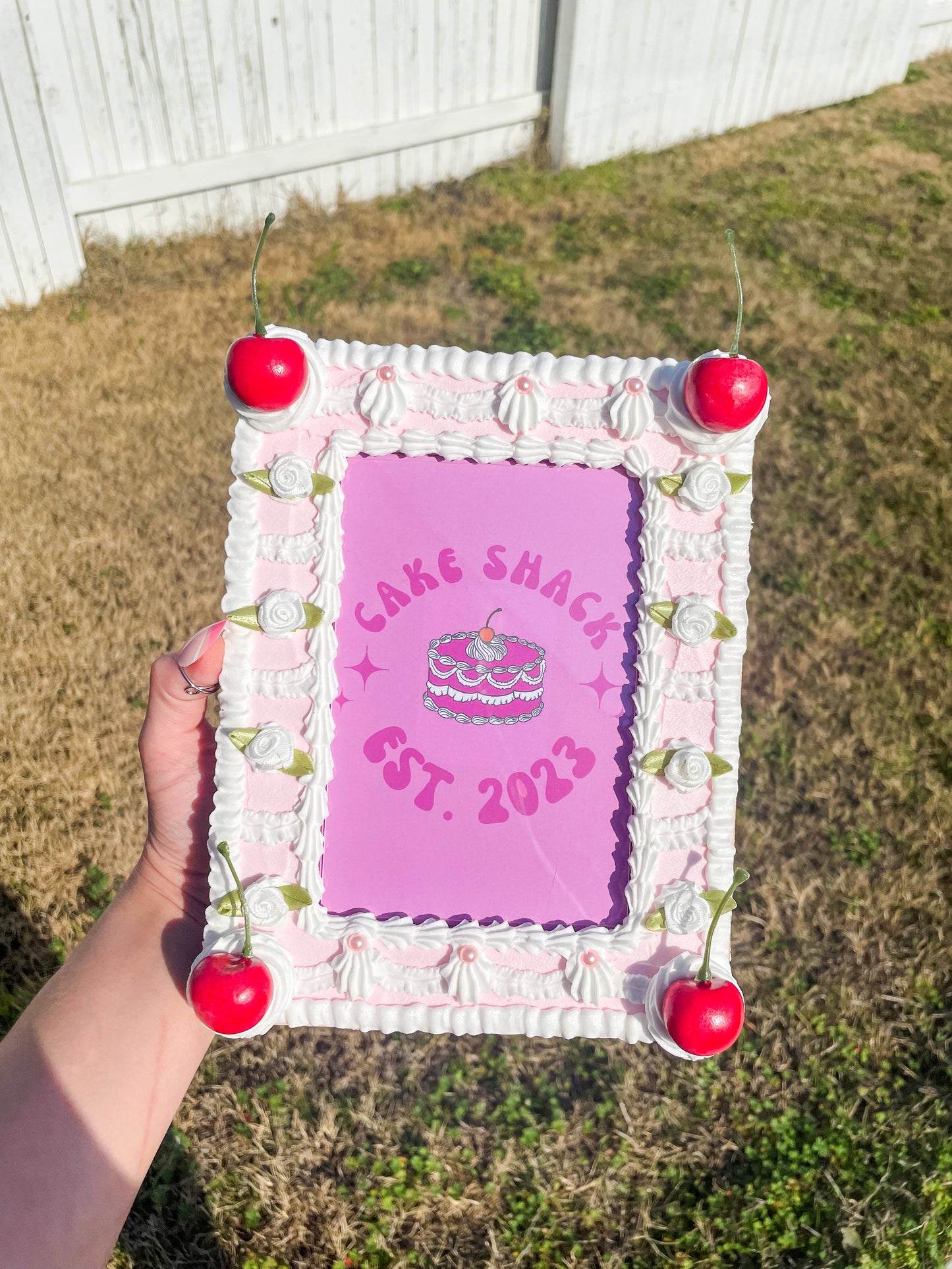 Vintage Cake Picture Frame