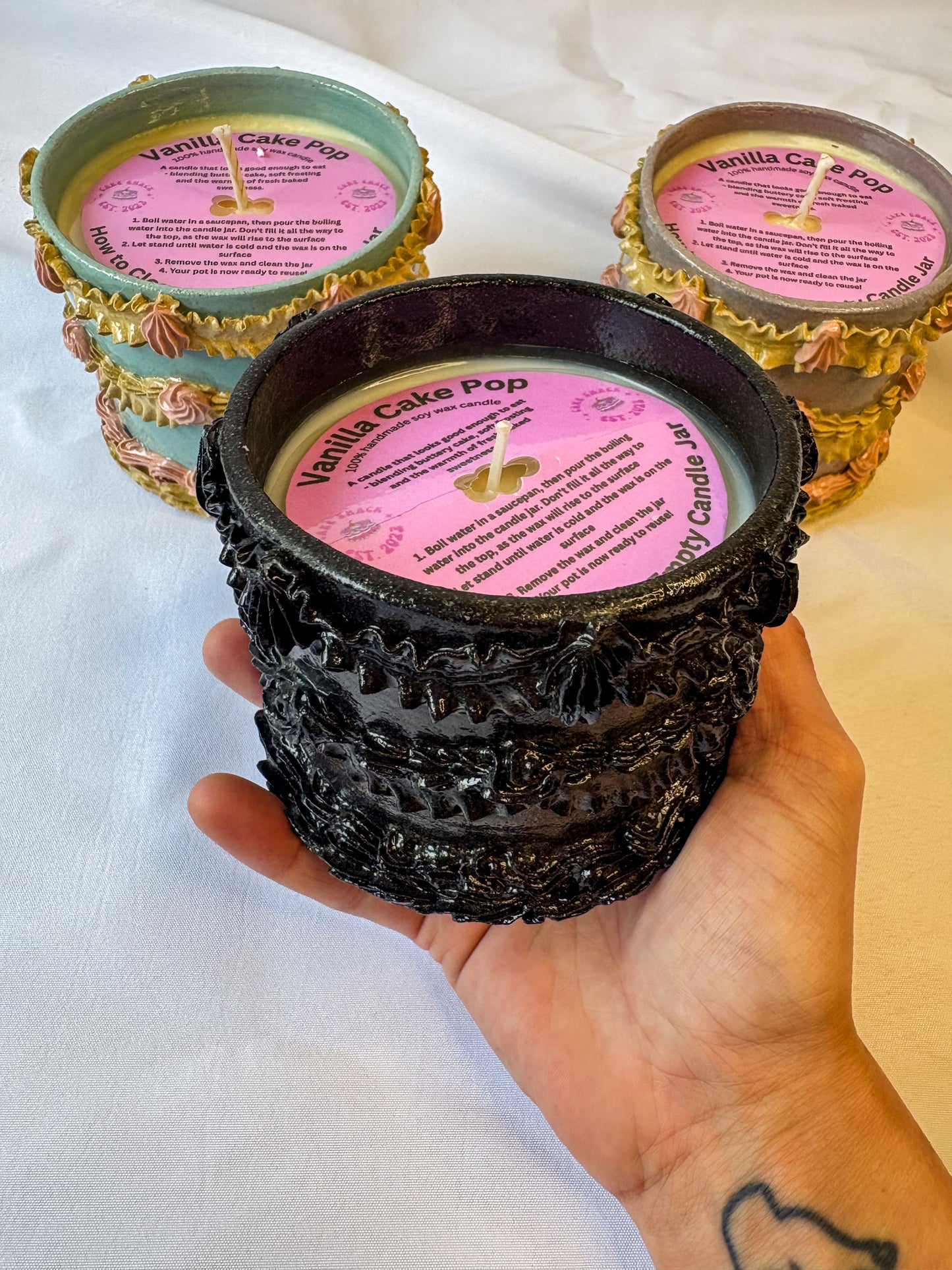 Ceramic Cake Candles