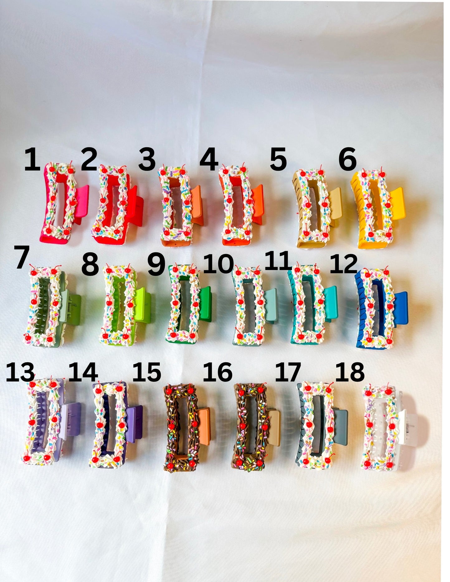 Fake Cake Hair Claws