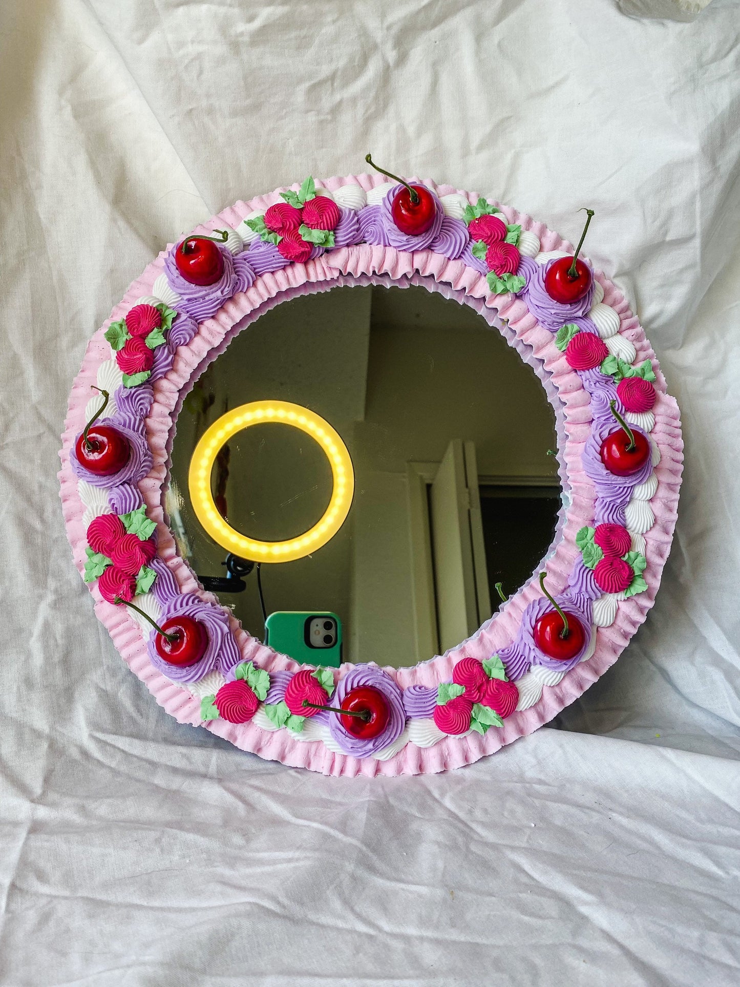 Customizable 12” Fake Cake Mirror