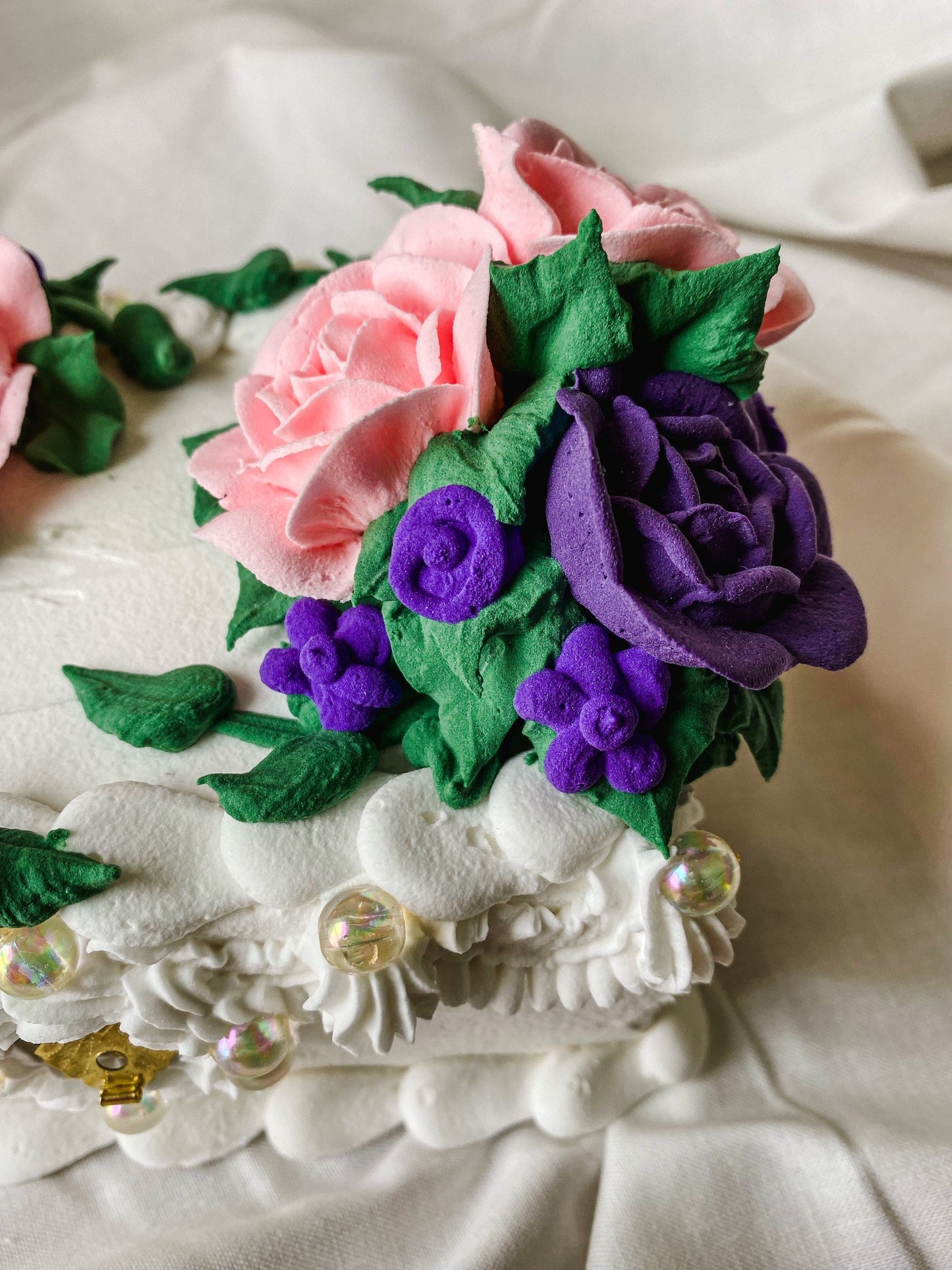Floral Fake Cake Box