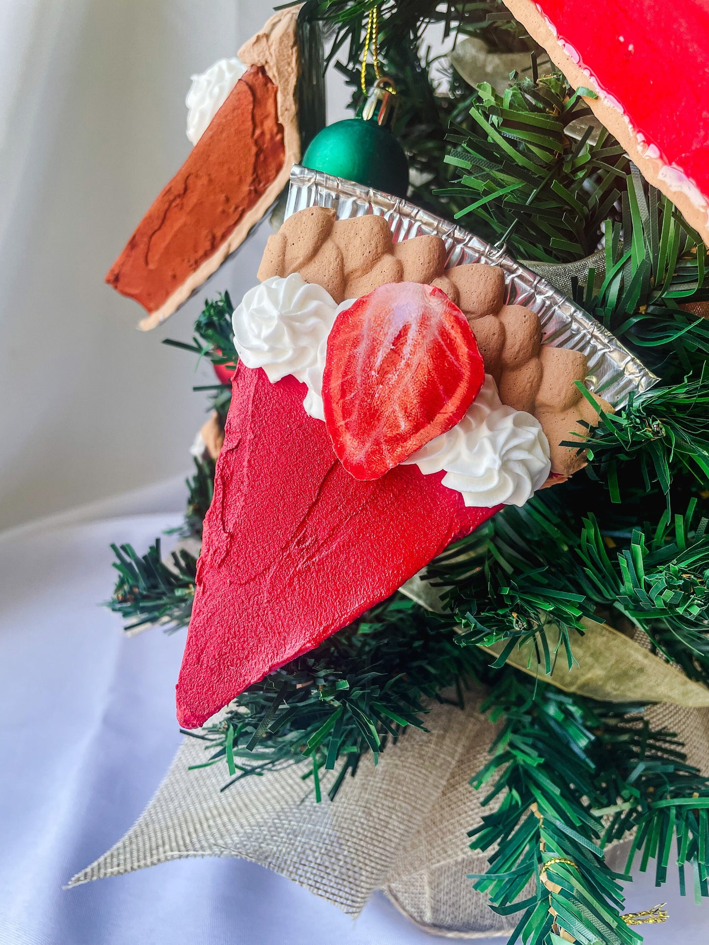 Pie Slice Ornaments