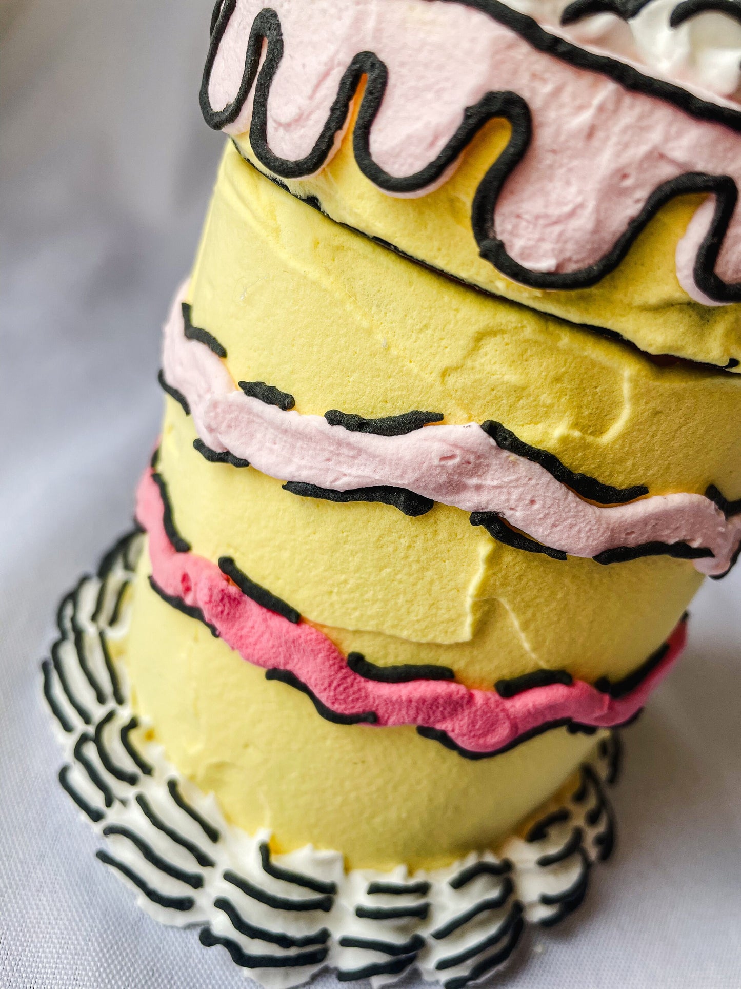 Cartoon Comic Fake Cake Box