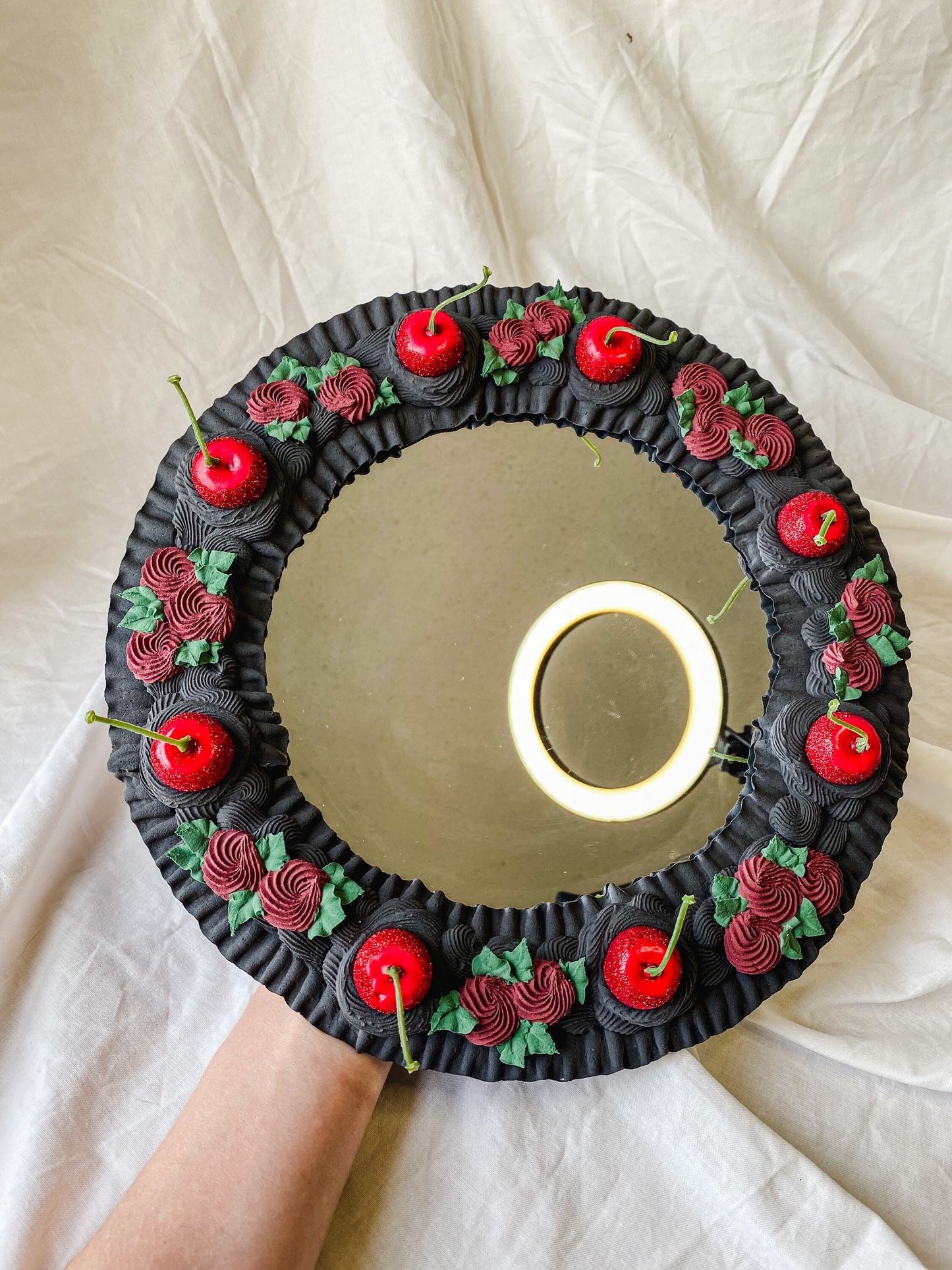 Customizable 12” Fake Cake Mirror