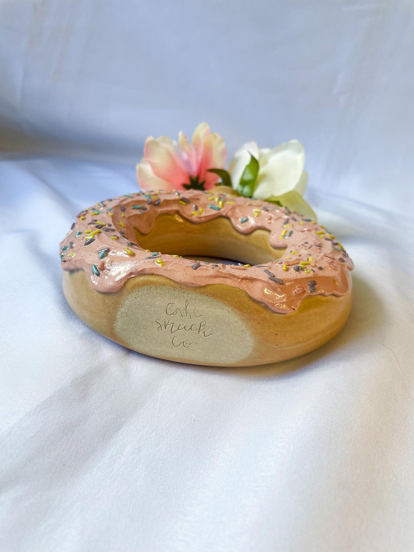 Ceramic Donut Vase