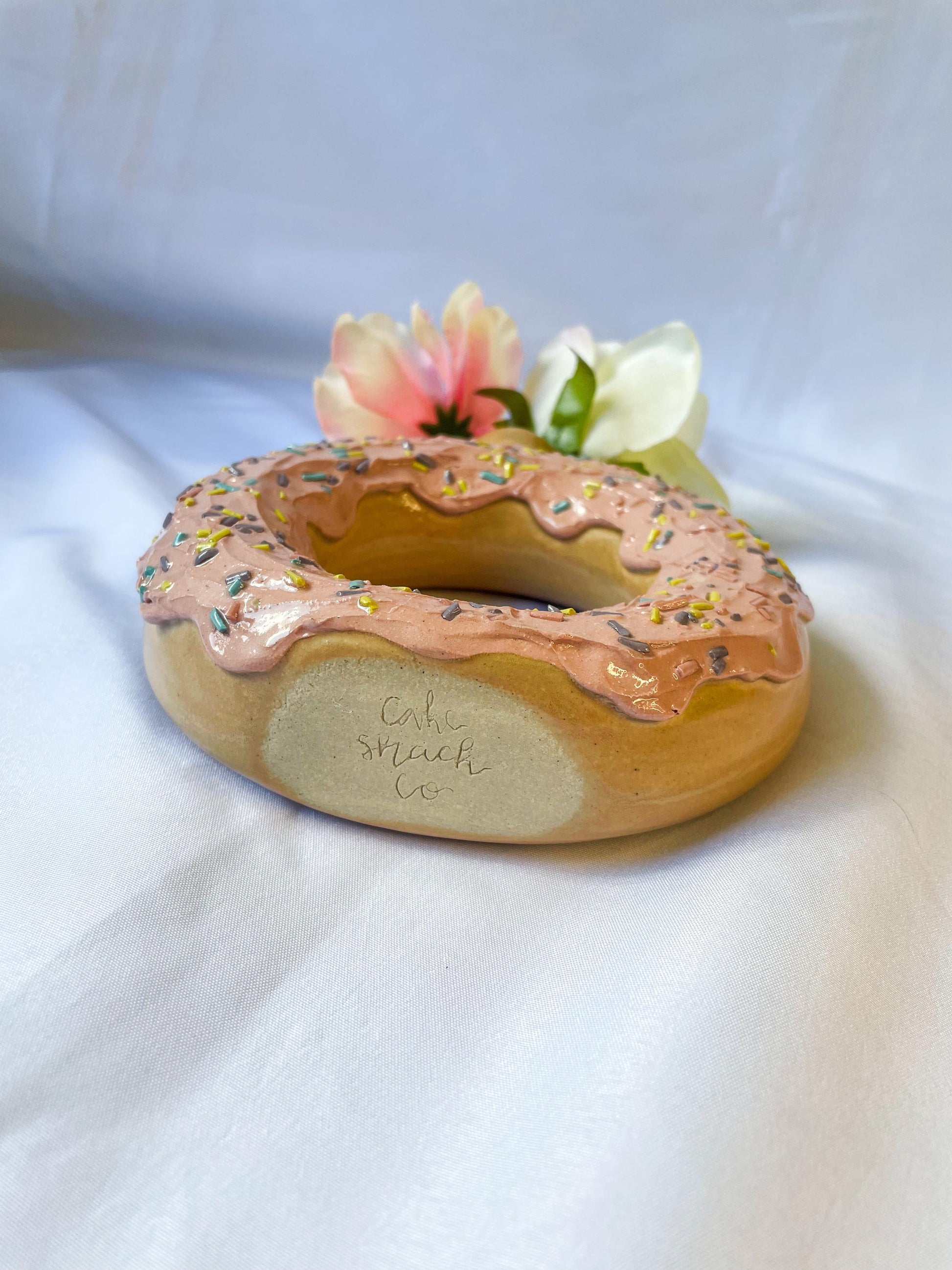 Ceramic Donut Vase