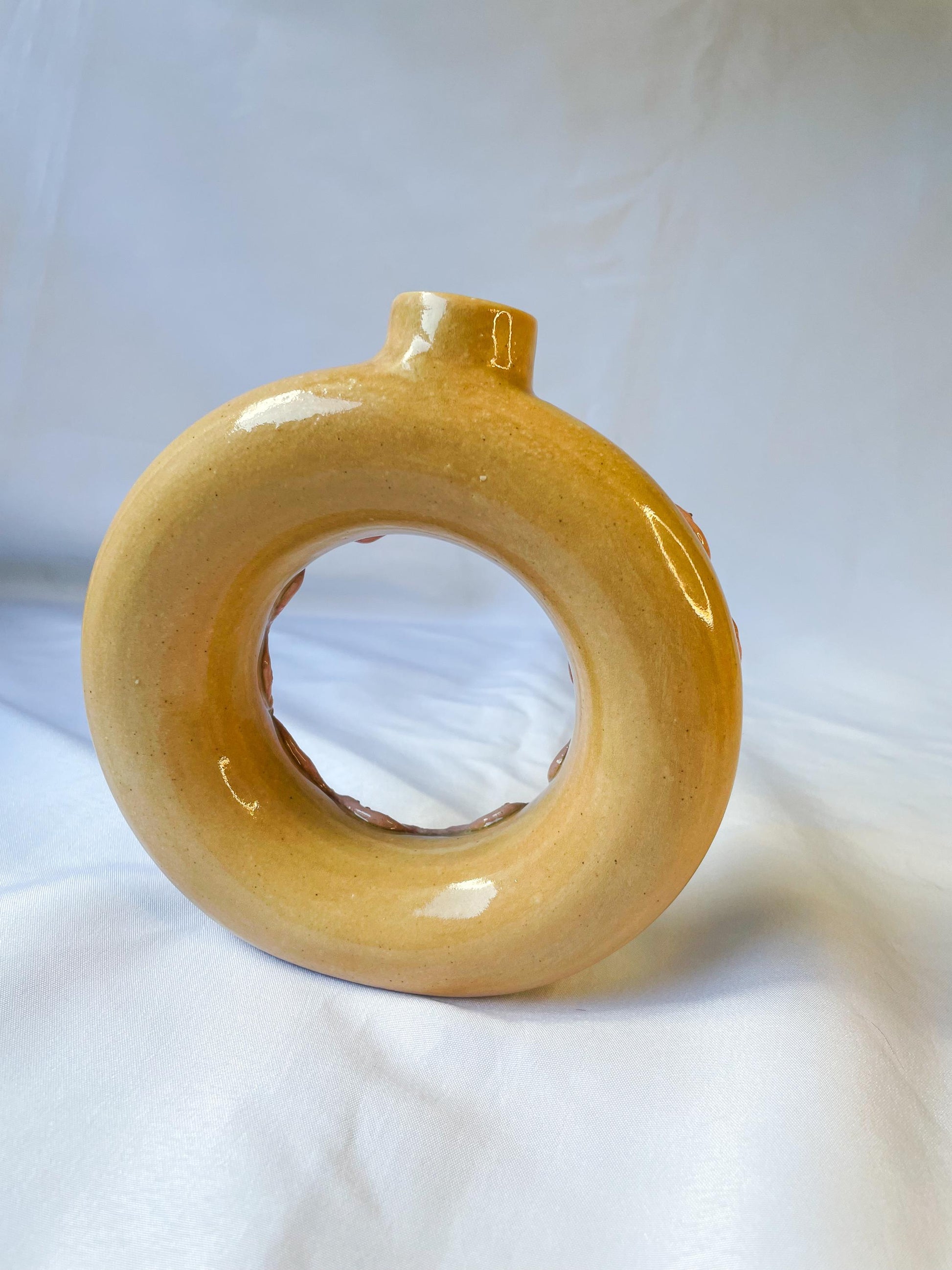 Ceramic Donut Vase