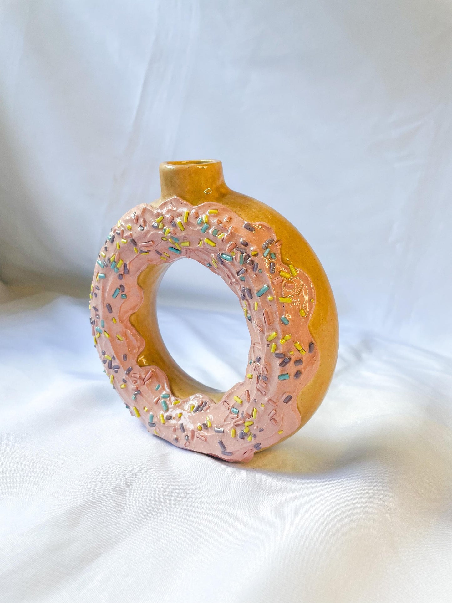 Ceramic Donut Vase
