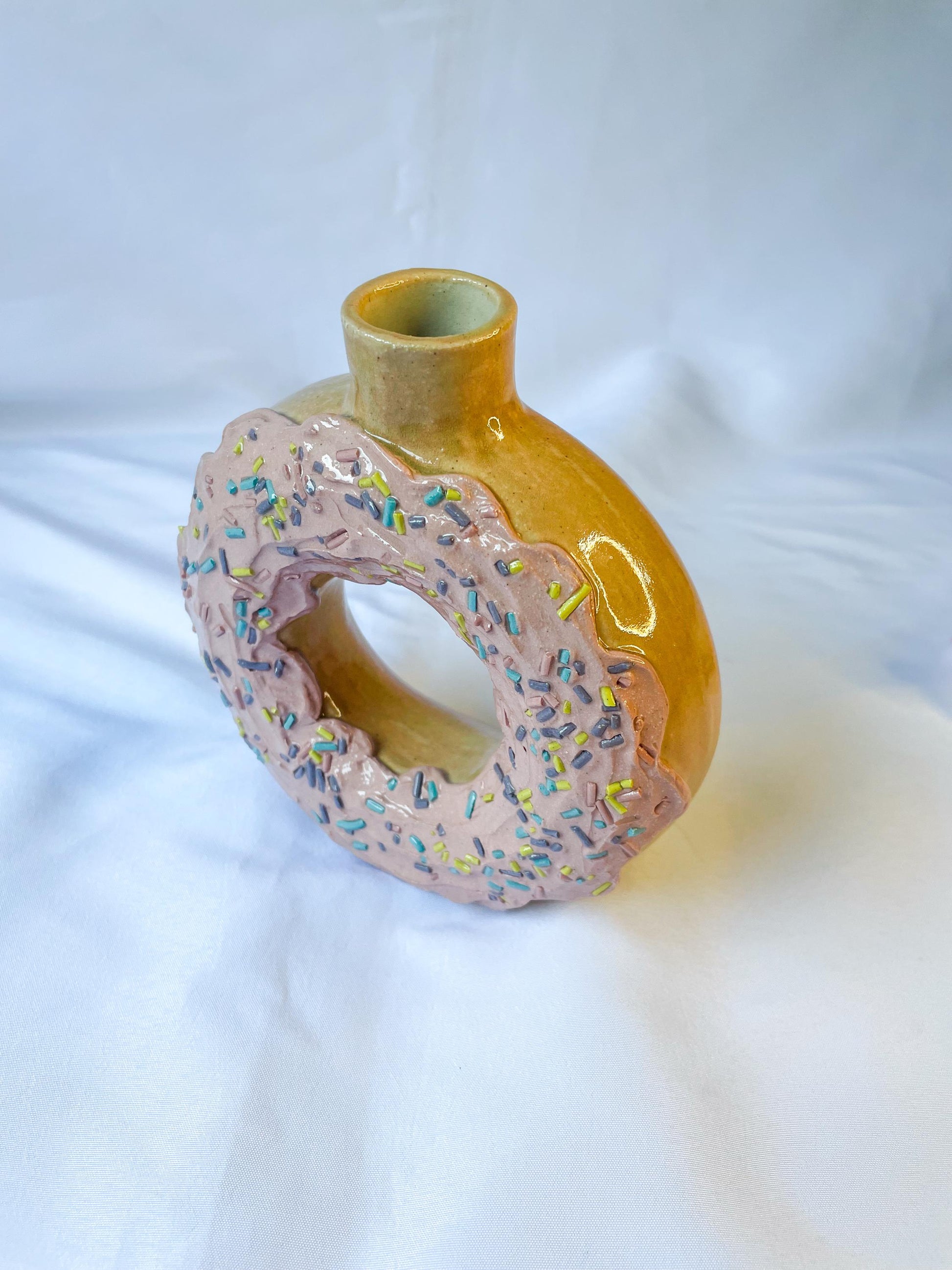 Ceramic Donut Vase