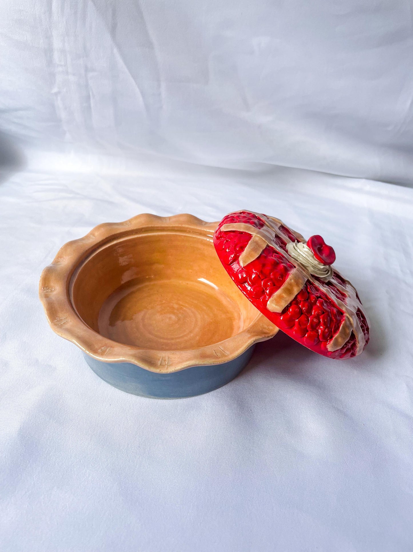 Ceramic Cherry Pie Jars