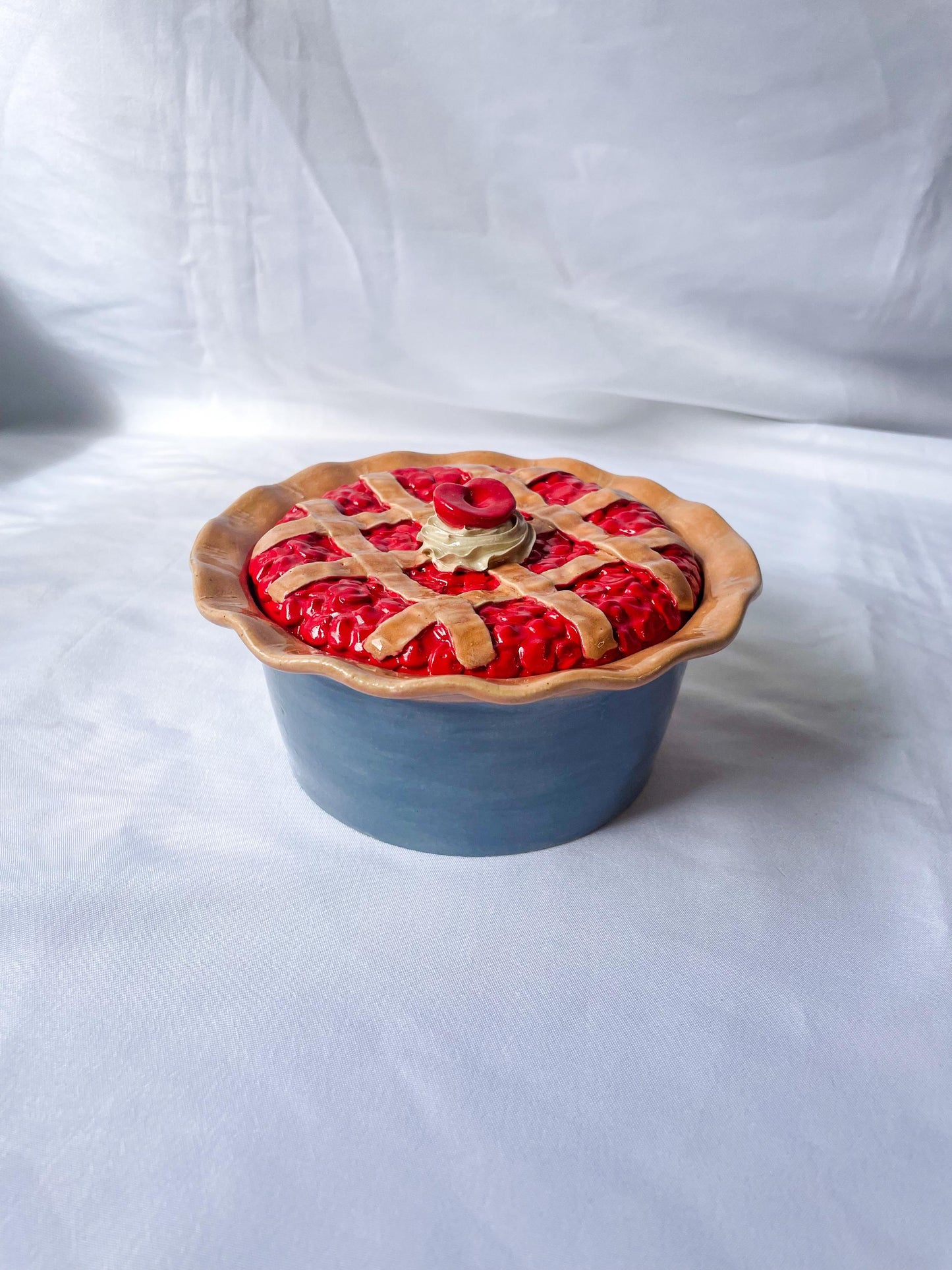 Ceramic Cherry Pie Jars