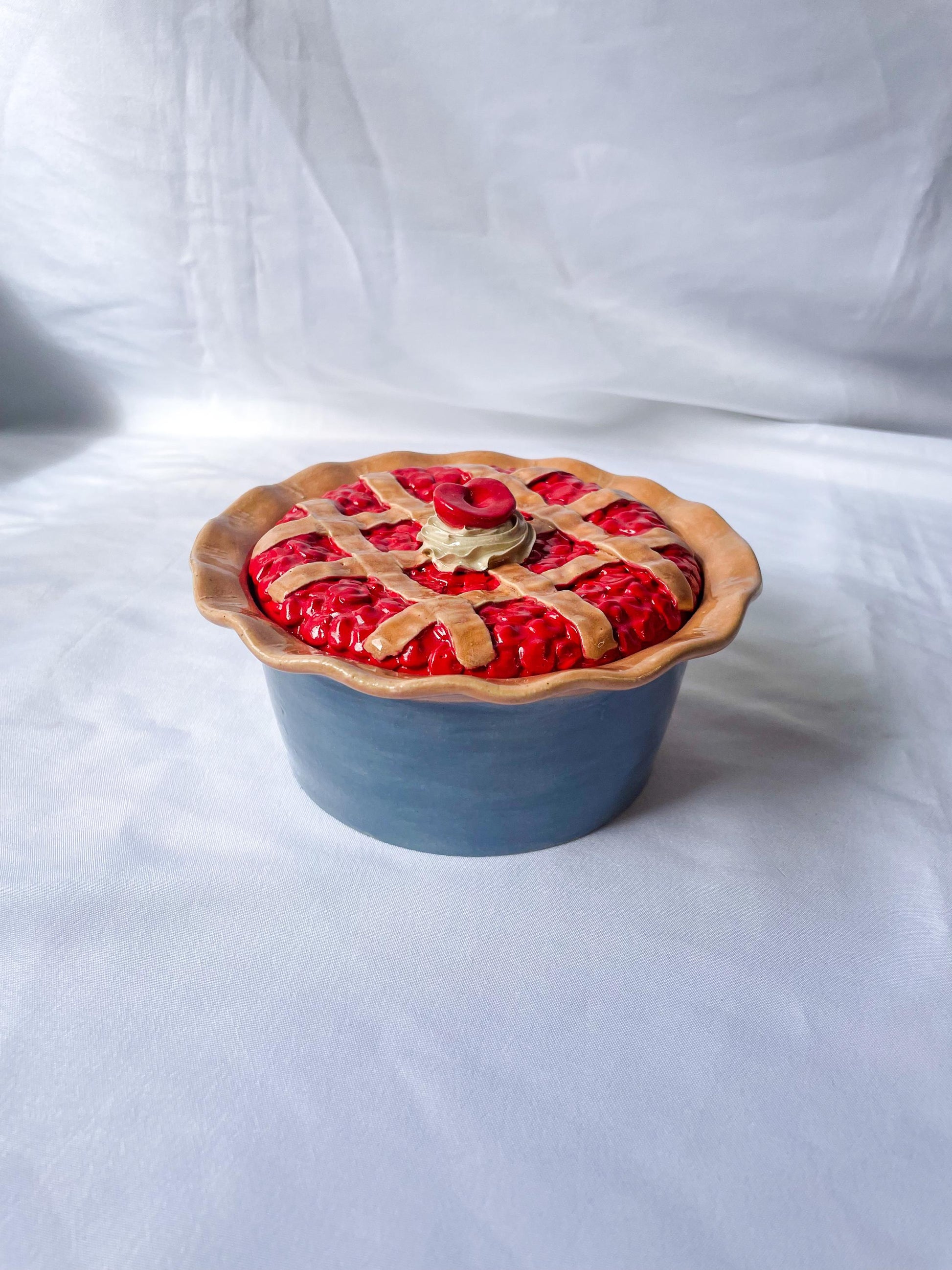 Ceramic Cherry Pie Jars