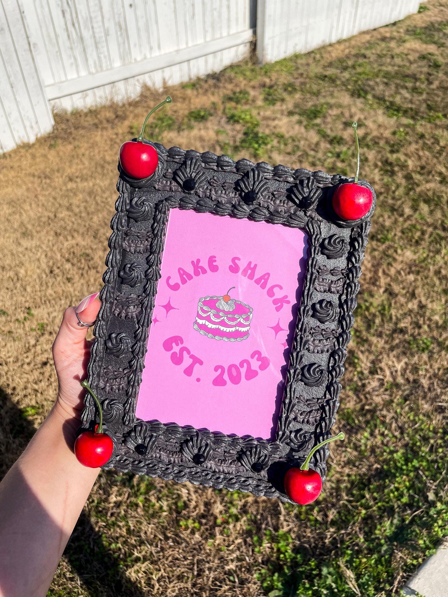 Vintage Cake Picture Frame