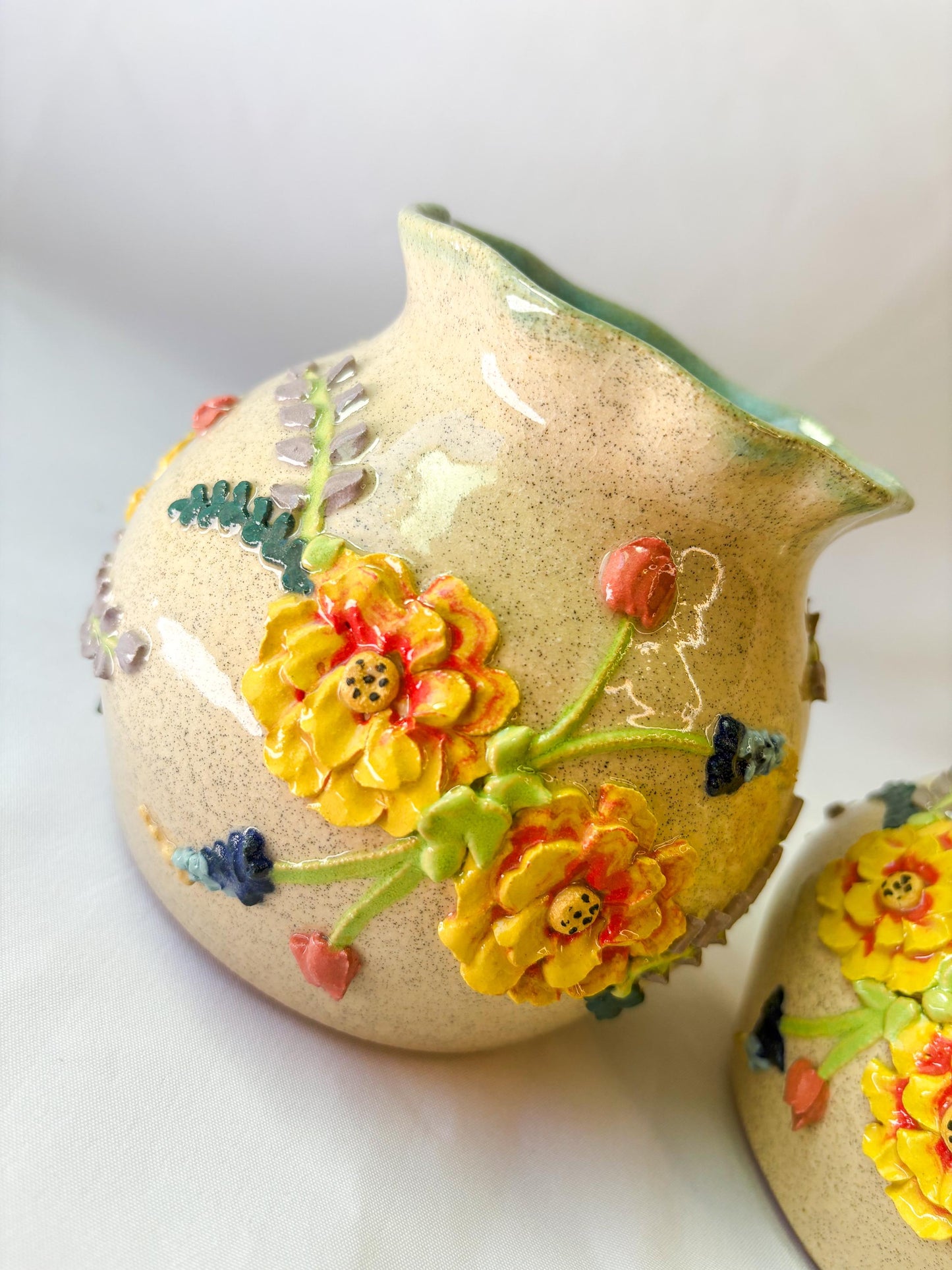 Ceramic Texas Wildflower Inspired Vases