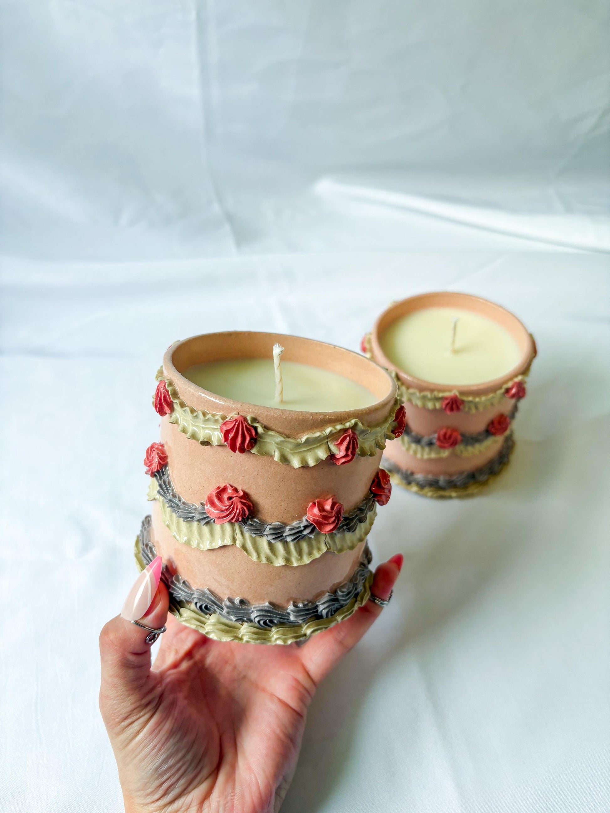 Ceramic Cake Candles