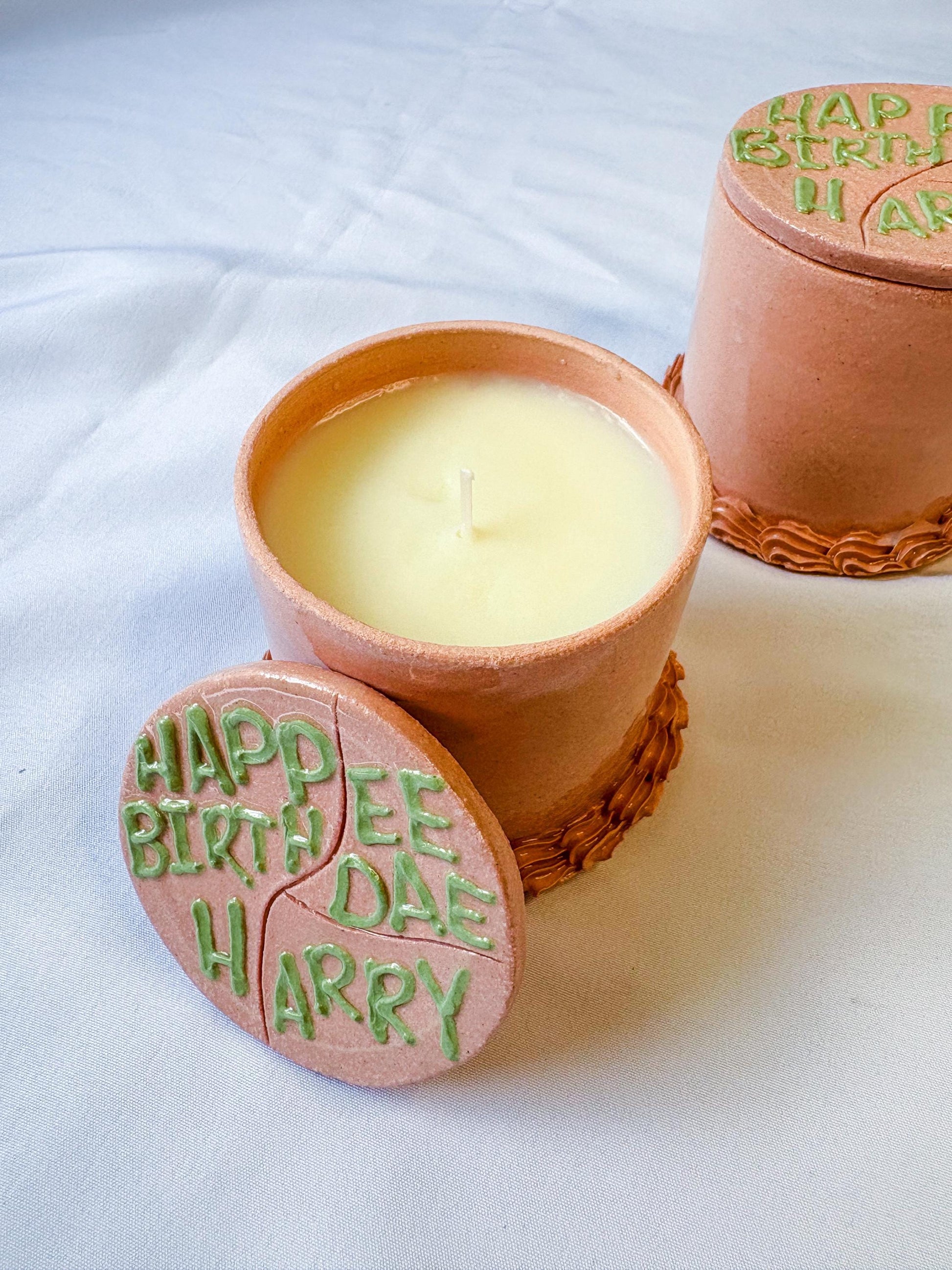 Happee Birthdae Harry Potter Ceramic Cake Candle