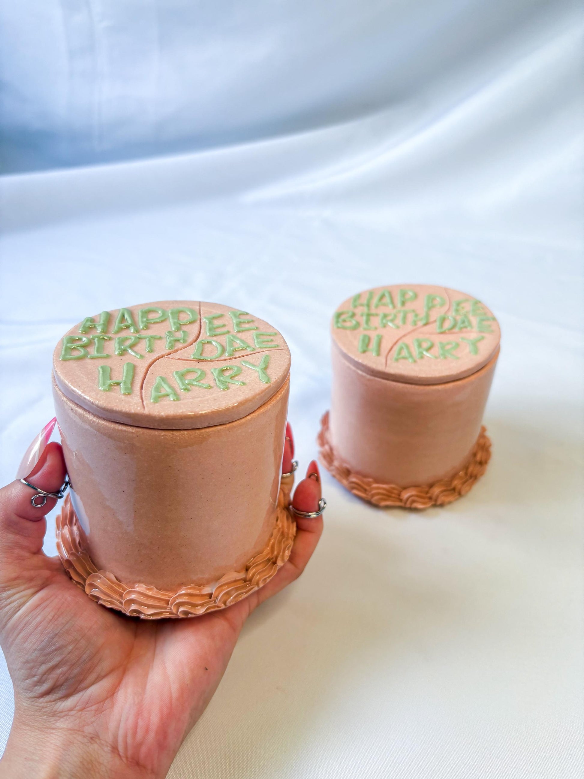 Happee Birthdae Harry Potter Ceramic Cake Candle