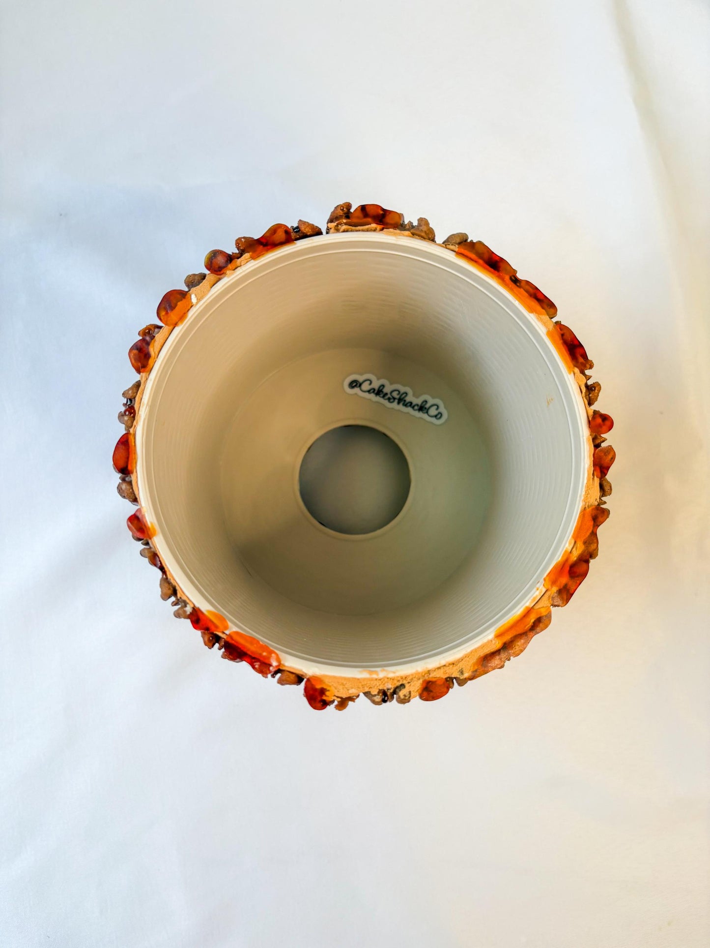 Fake Pecan Pie Tissue Holder