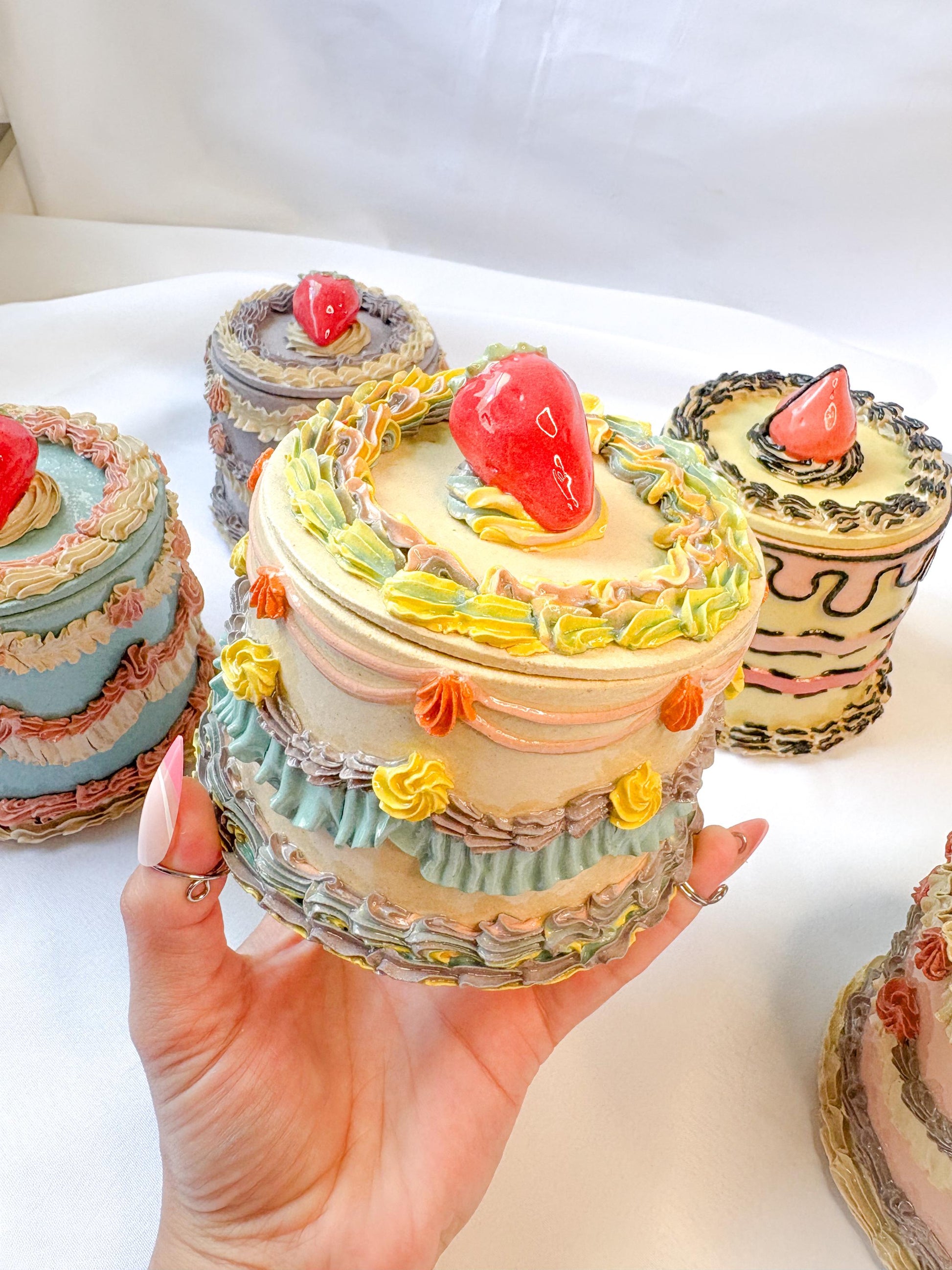 Ceramic Cake Jars