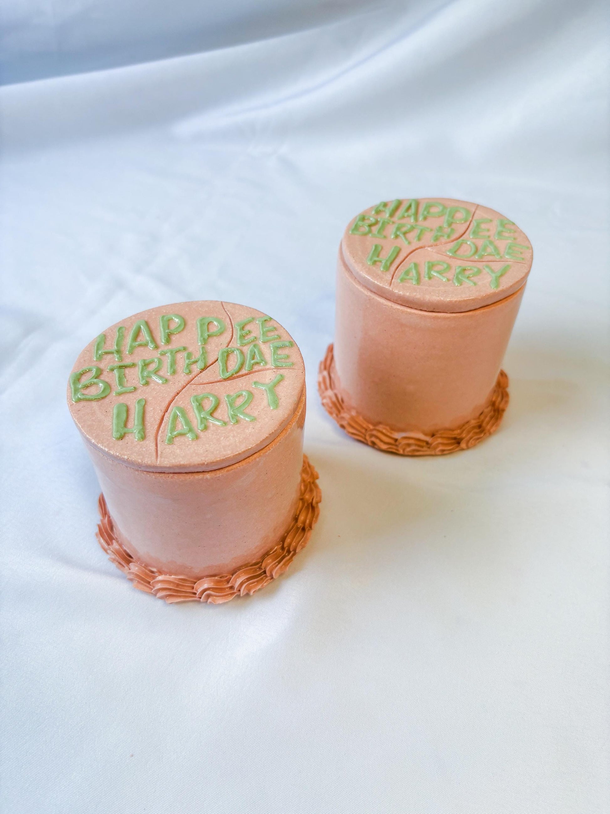 Happee Birthdae Harry Potter Ceramic Cake Candle