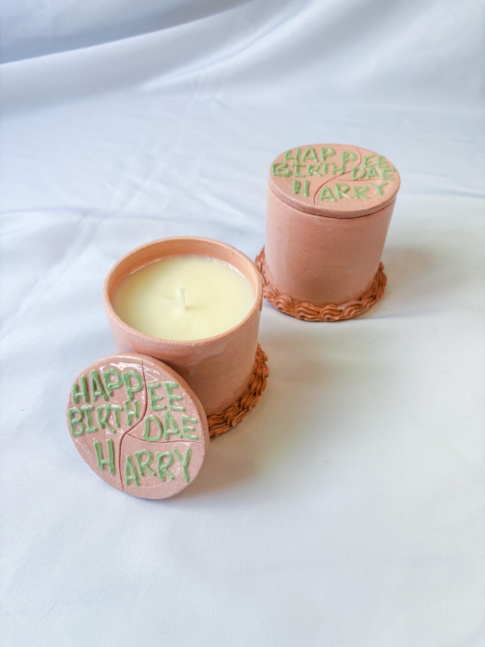 Happee Birthdae Harry Potter Ceramic Cake Candle