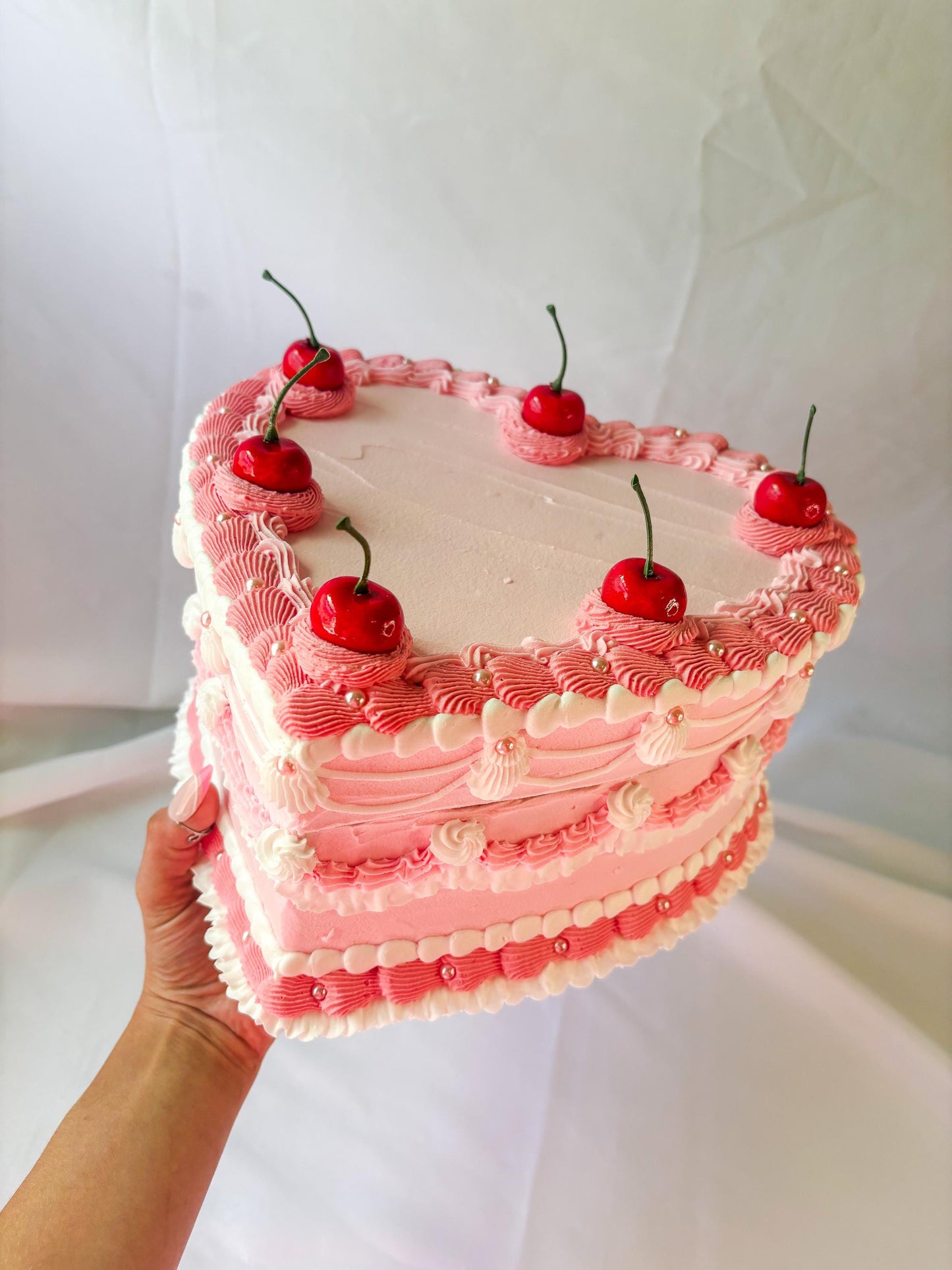 Fake Cake Heart Box