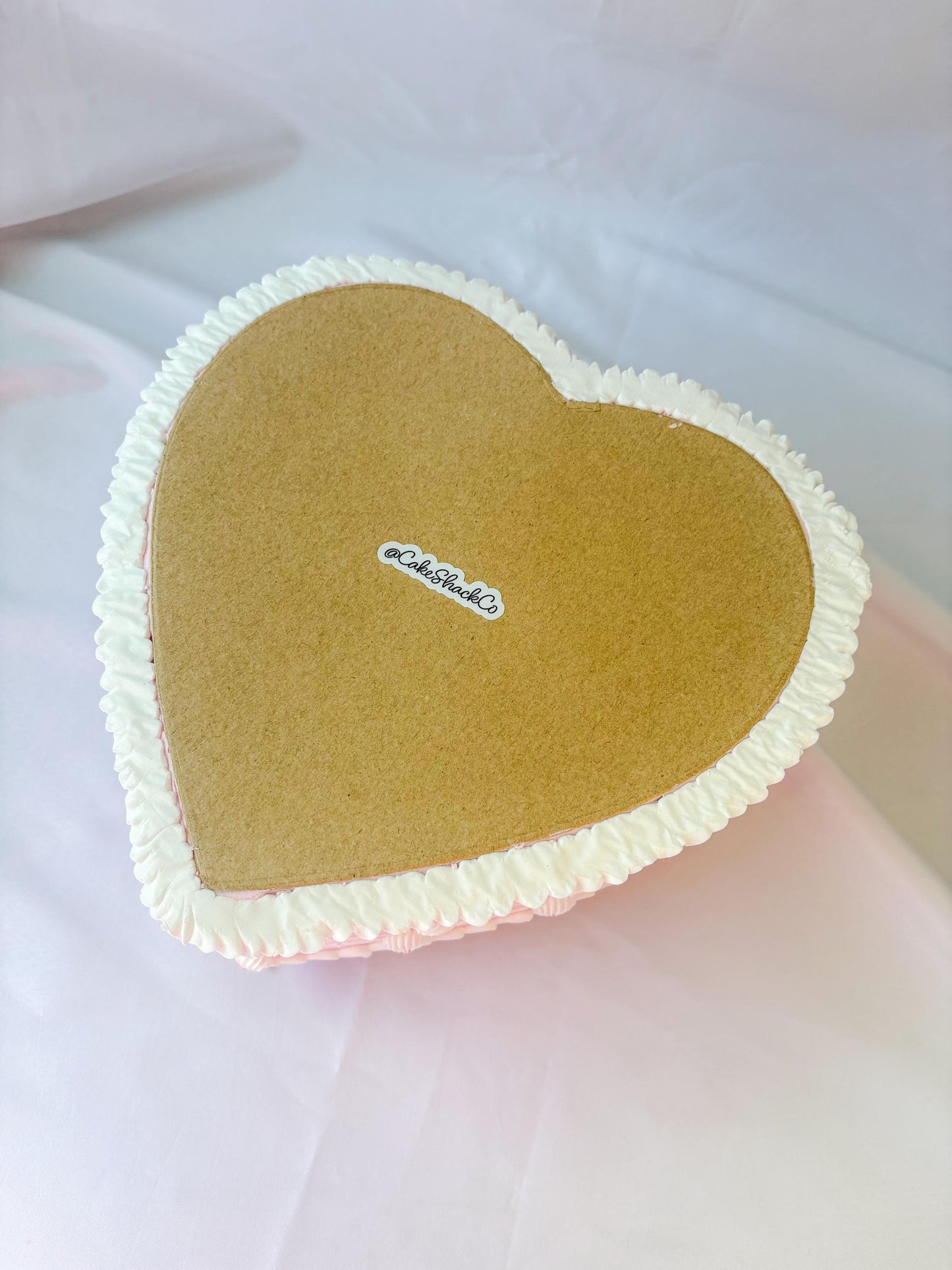 Fake Cake Heart Box