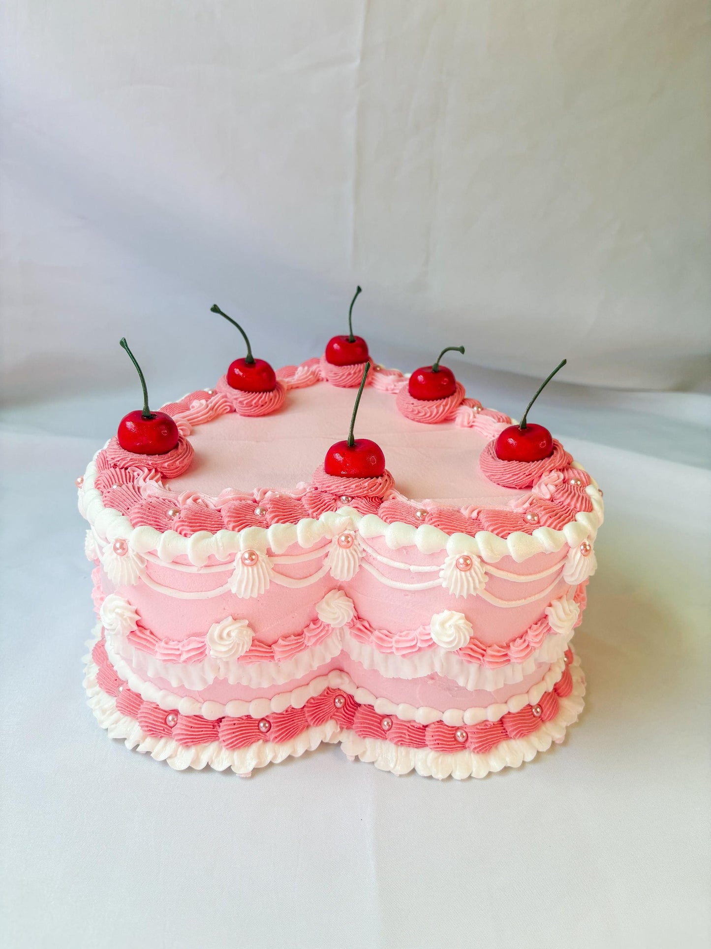 Fake Heart Cake Wall Hanging