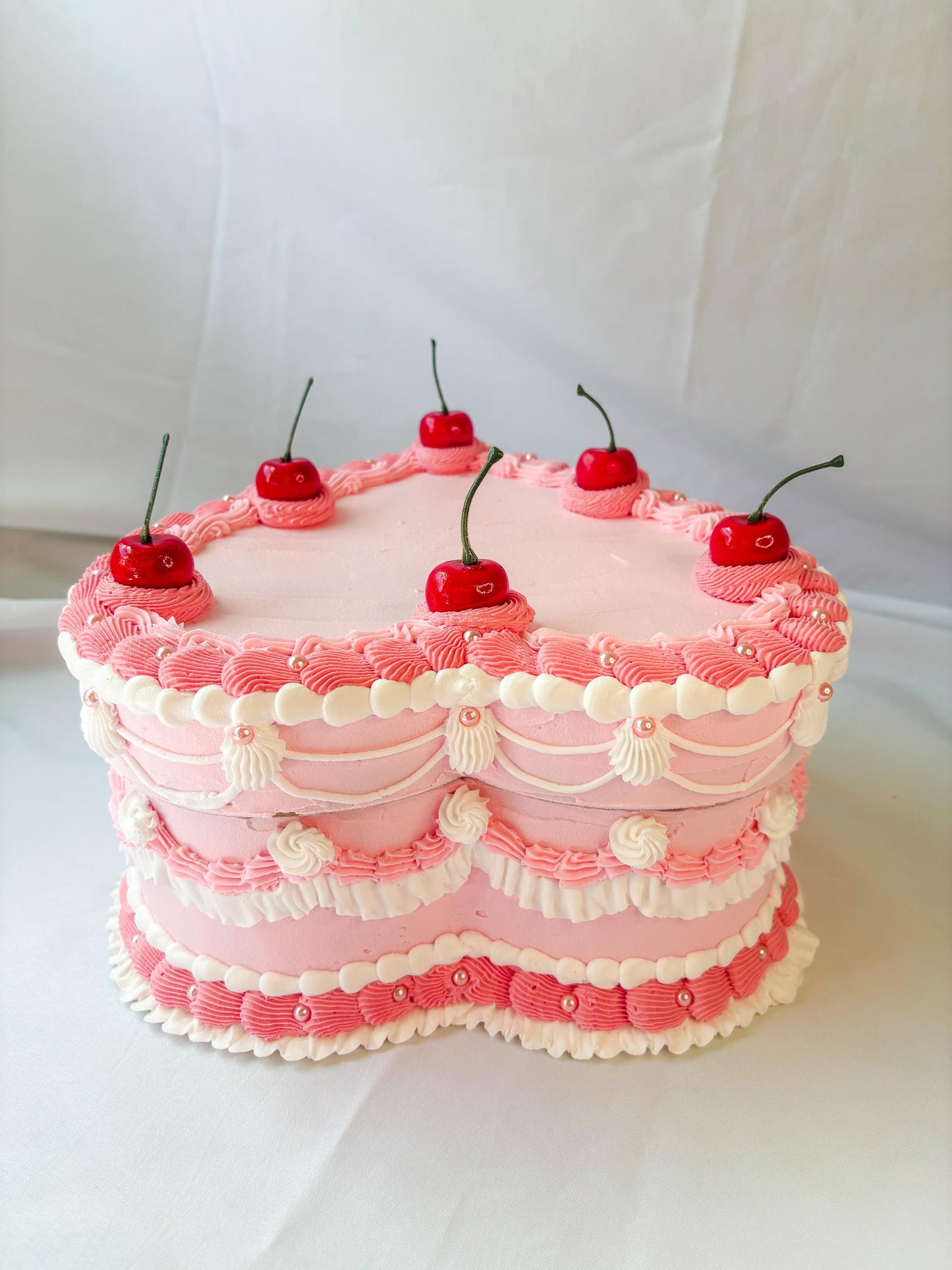 Fake Cake Heart Box