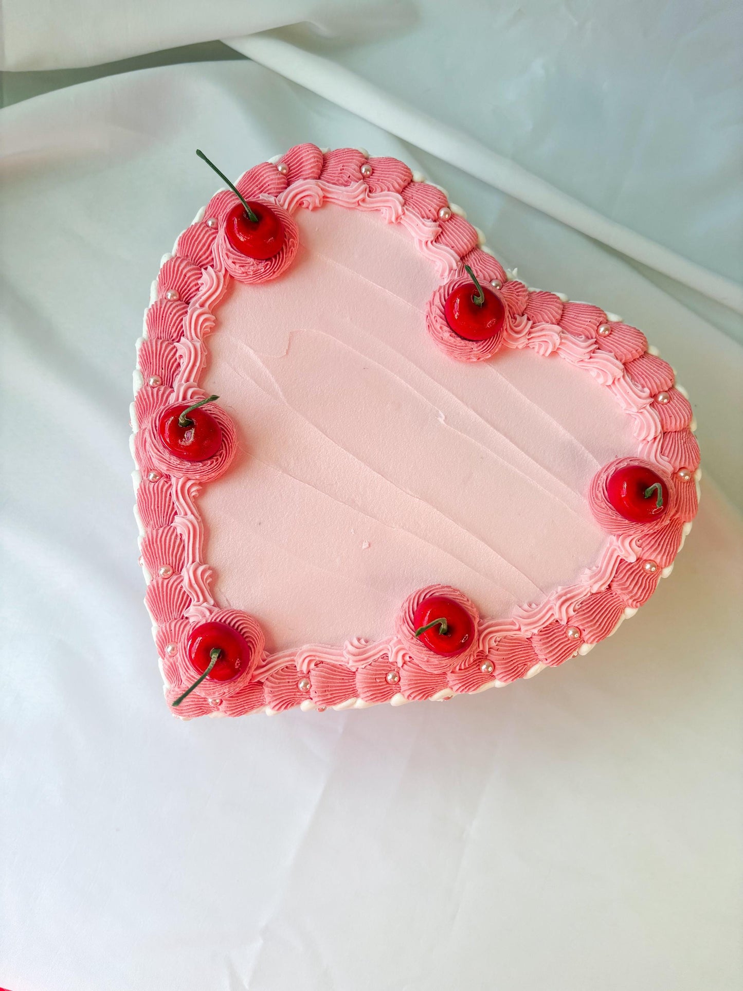 Fake Cake Heart Box
