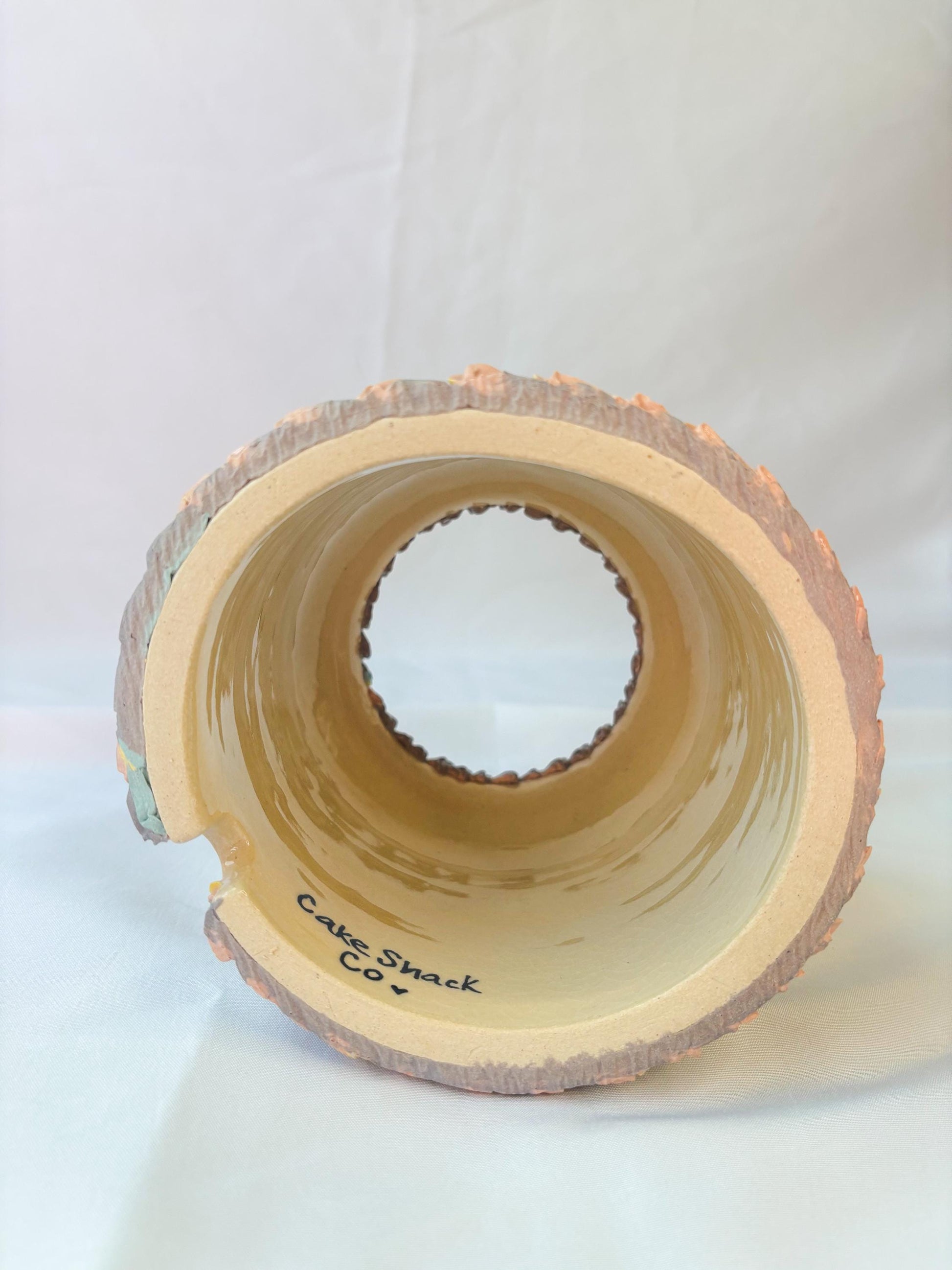 Rainbow Ceramic Cake Table Lamp