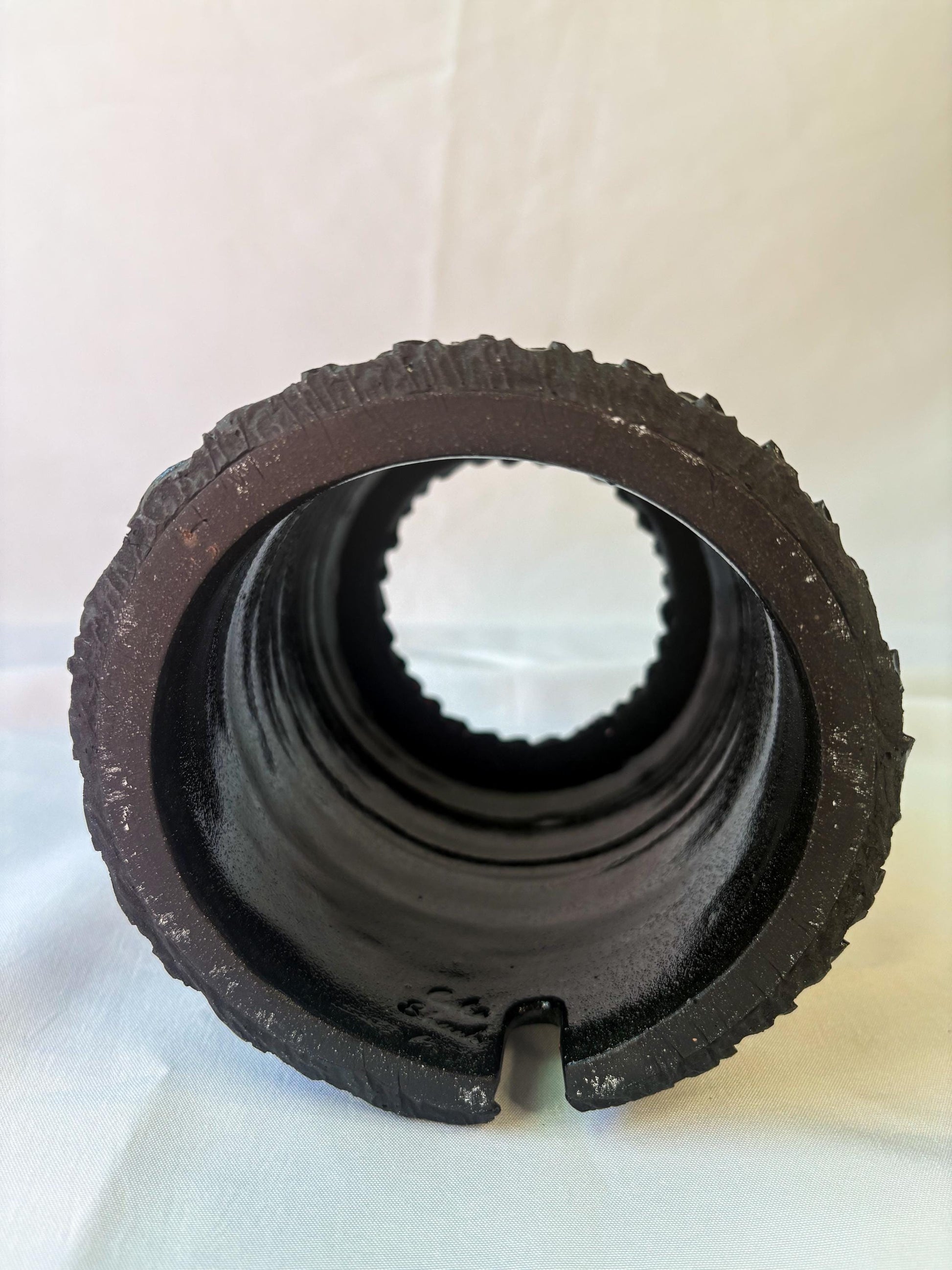 Black Ceramic Cake Table Lamp