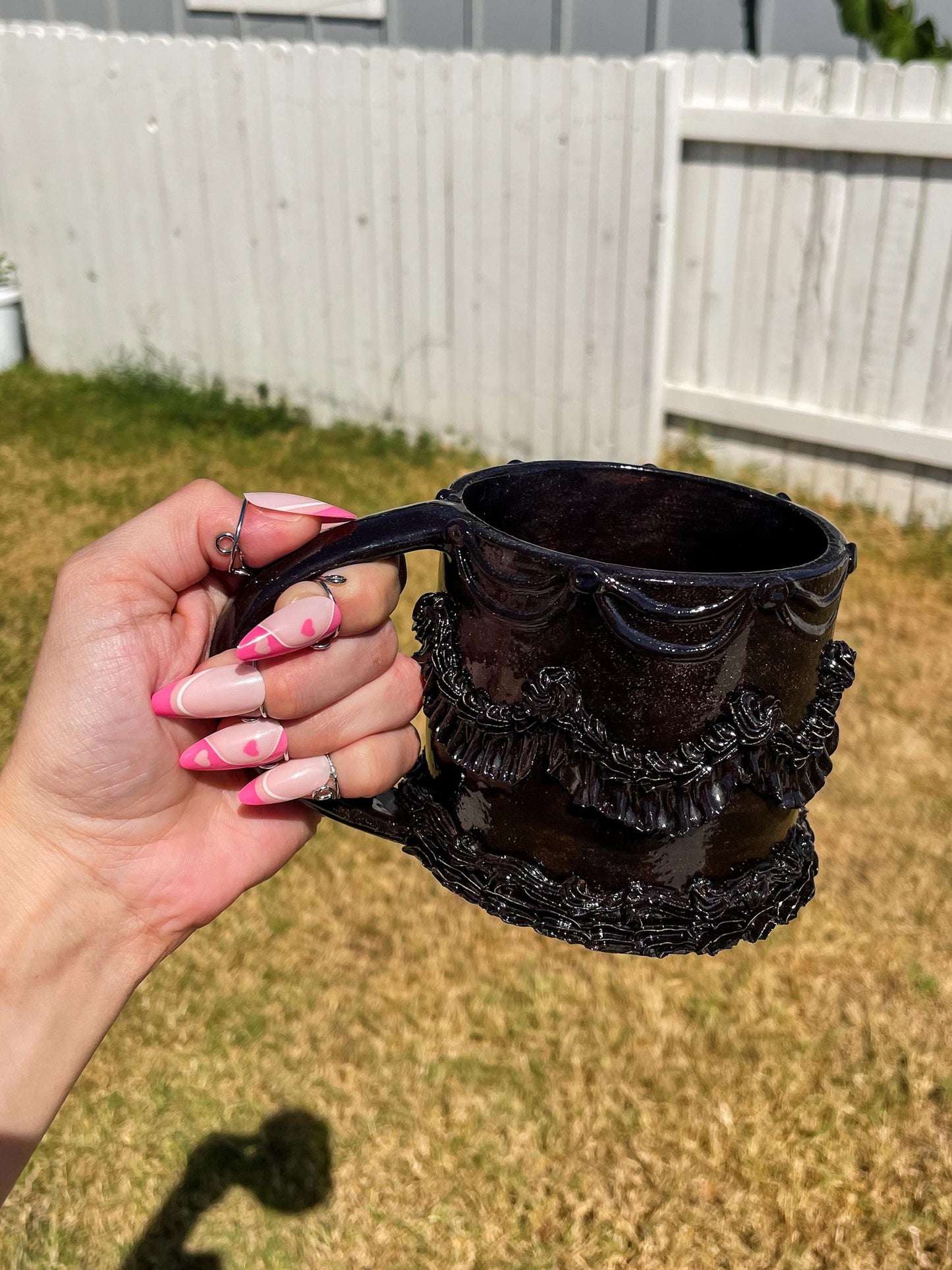 Customizable Ceramic Cake Mug