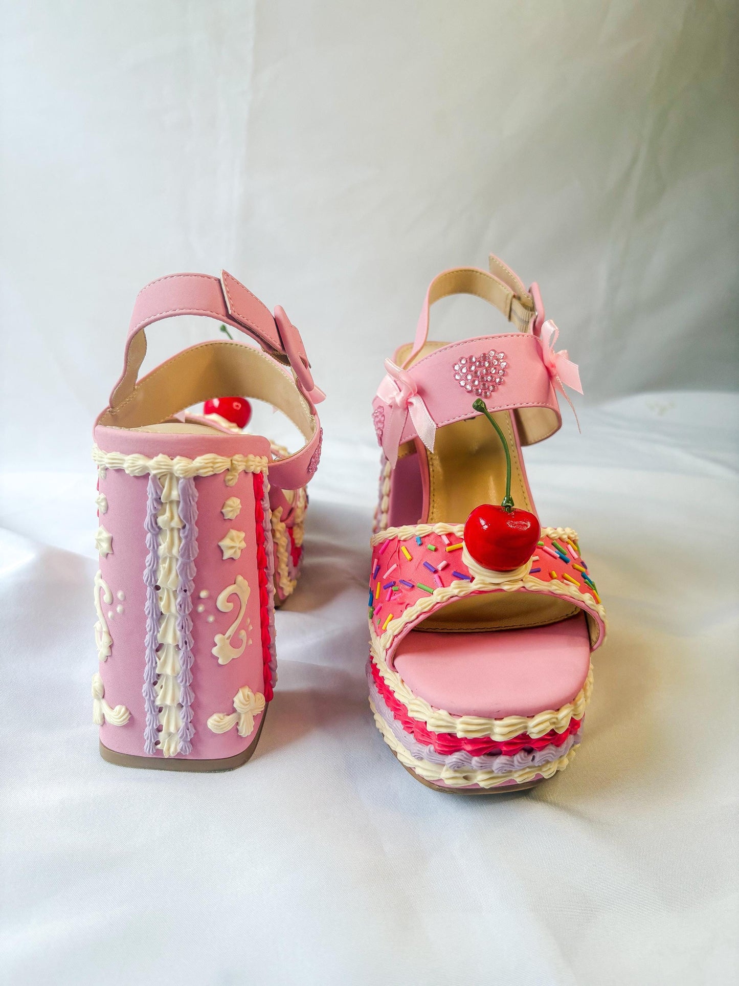 Fake Cake Platform Heels