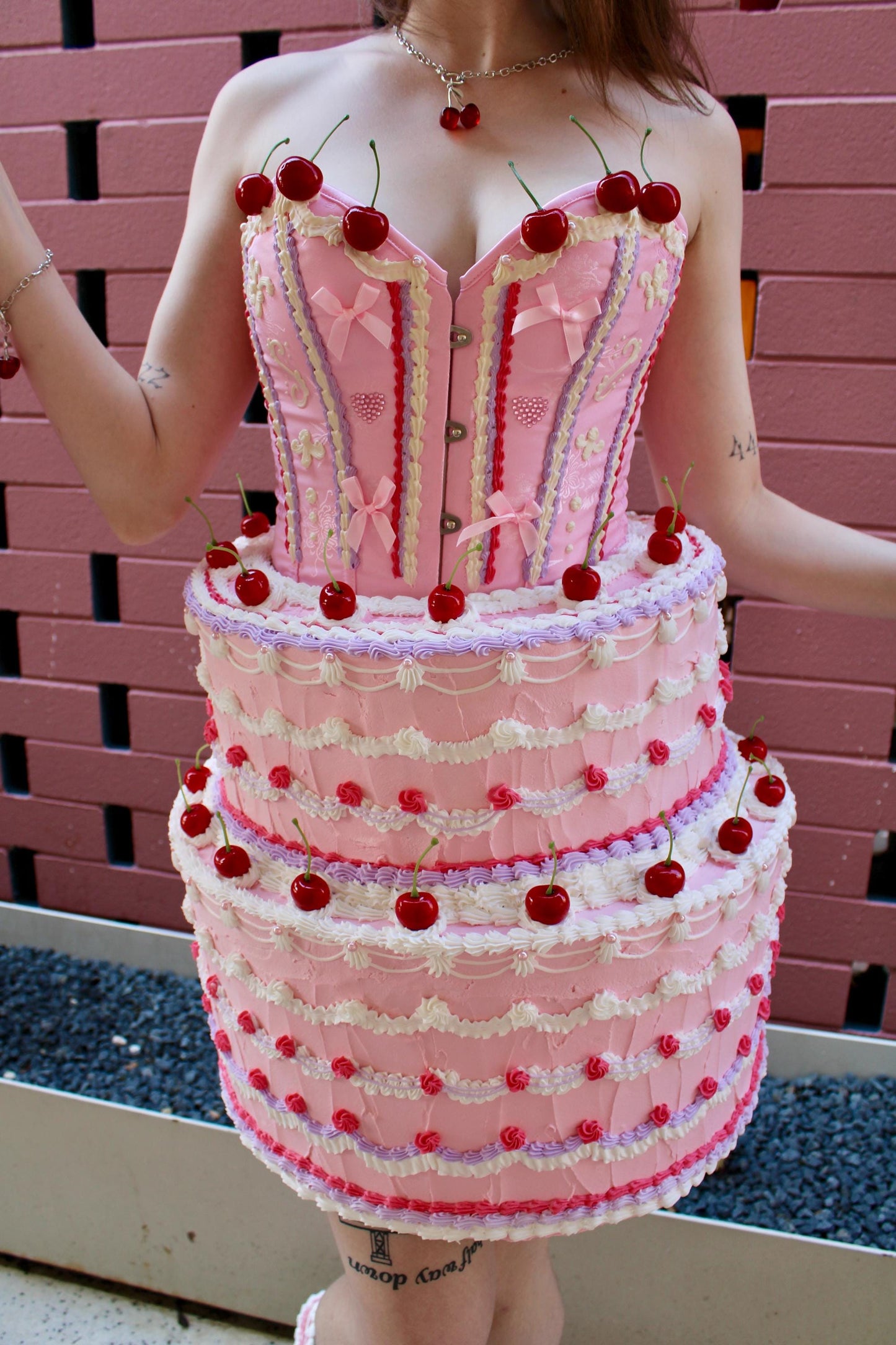 Fake Cake Tiered Skirt and Corset