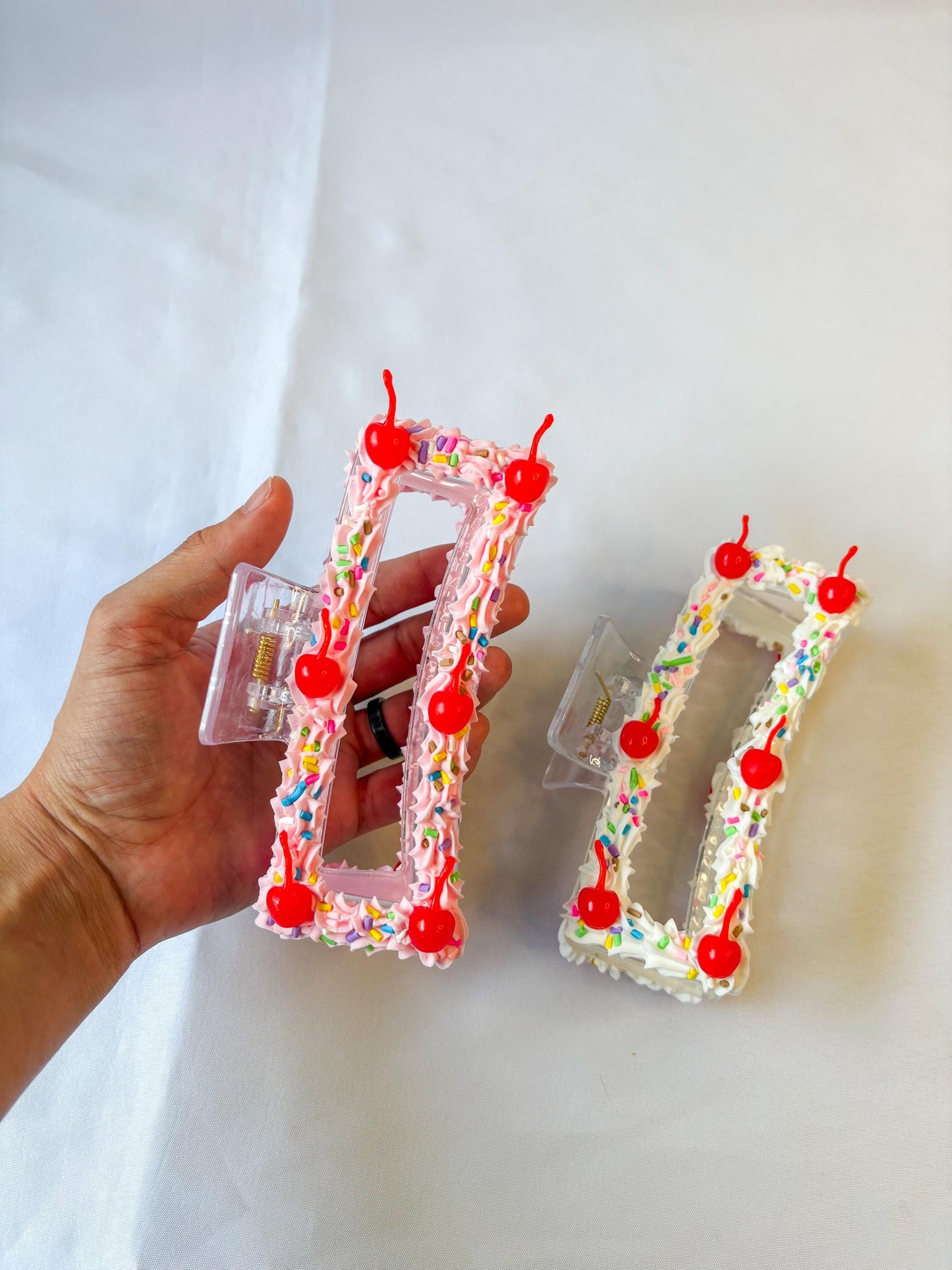 Fake Cake Large Hair Claws