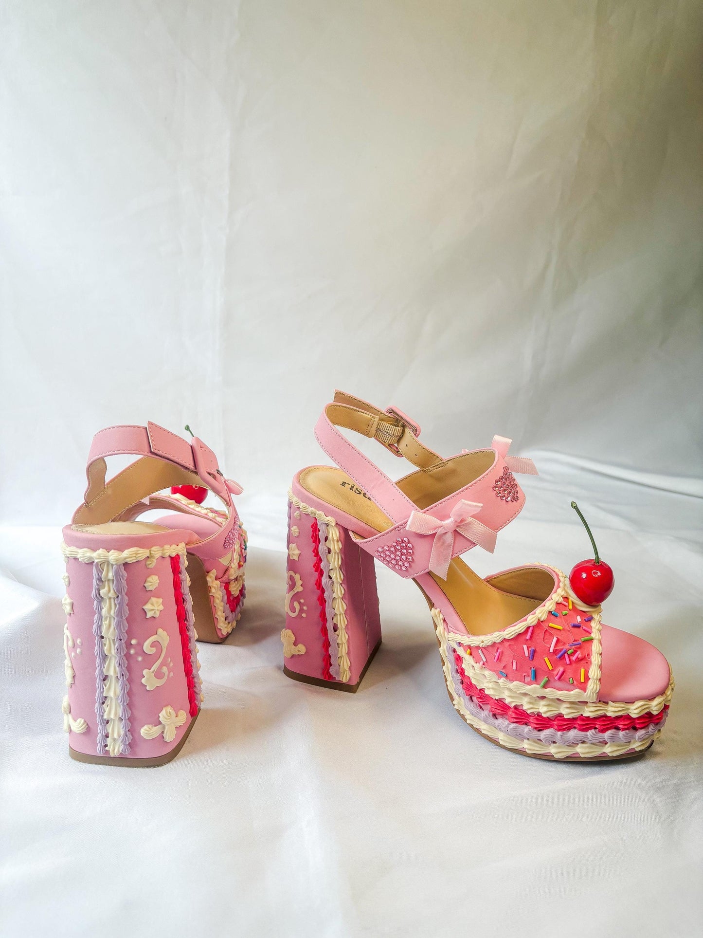 Fake Cake Platform Heels