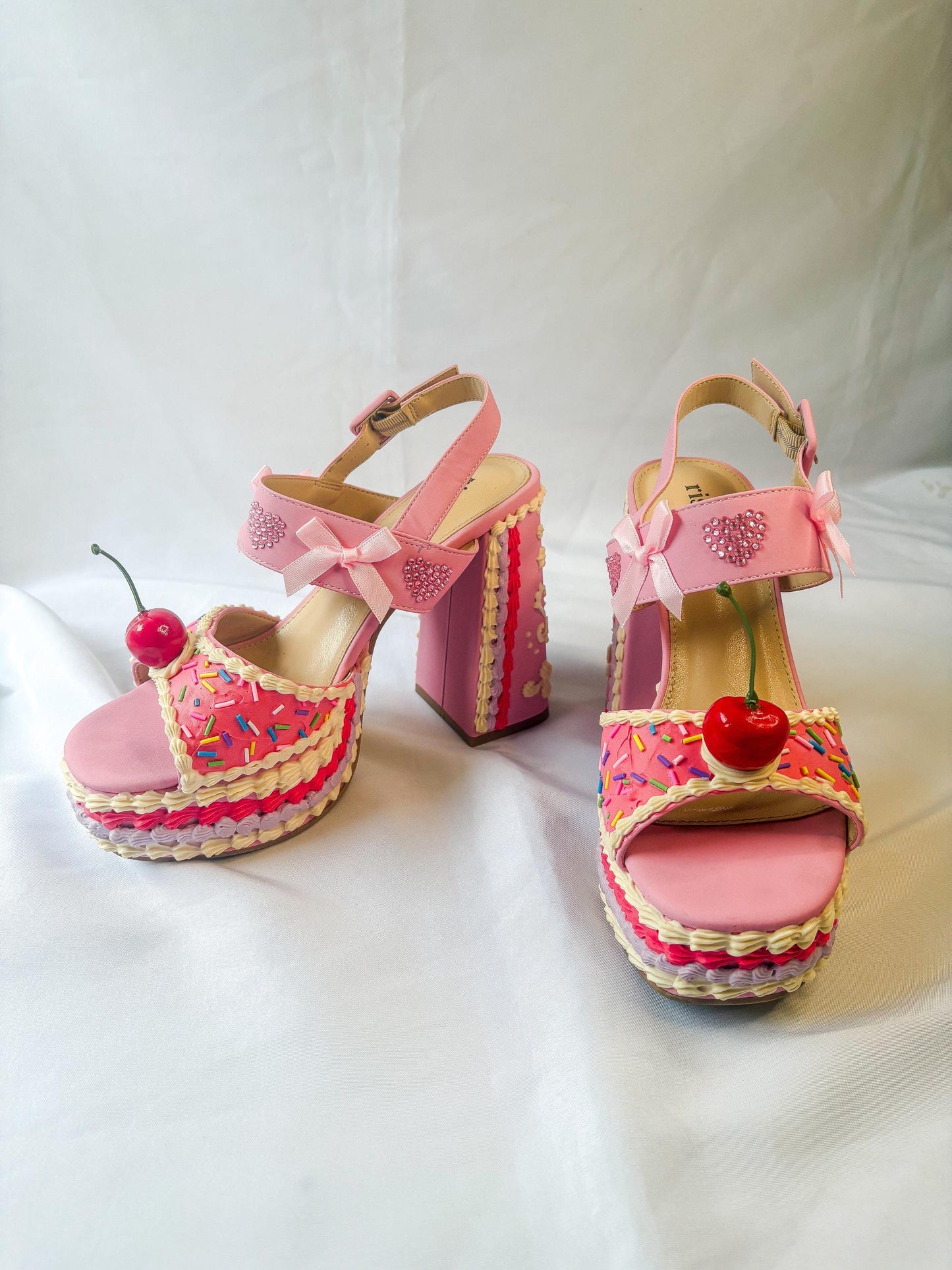 Fake Cake Platform Heels