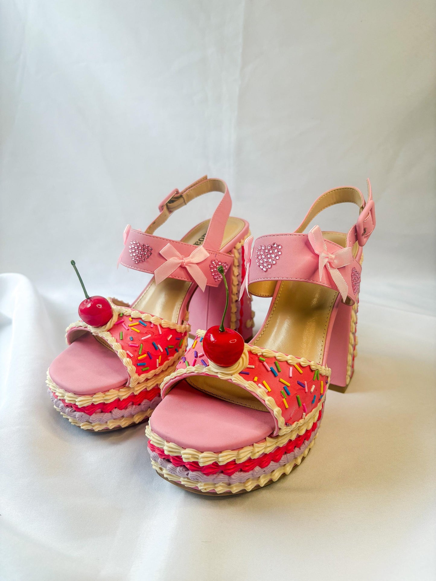 Fake Cake Platform Heels