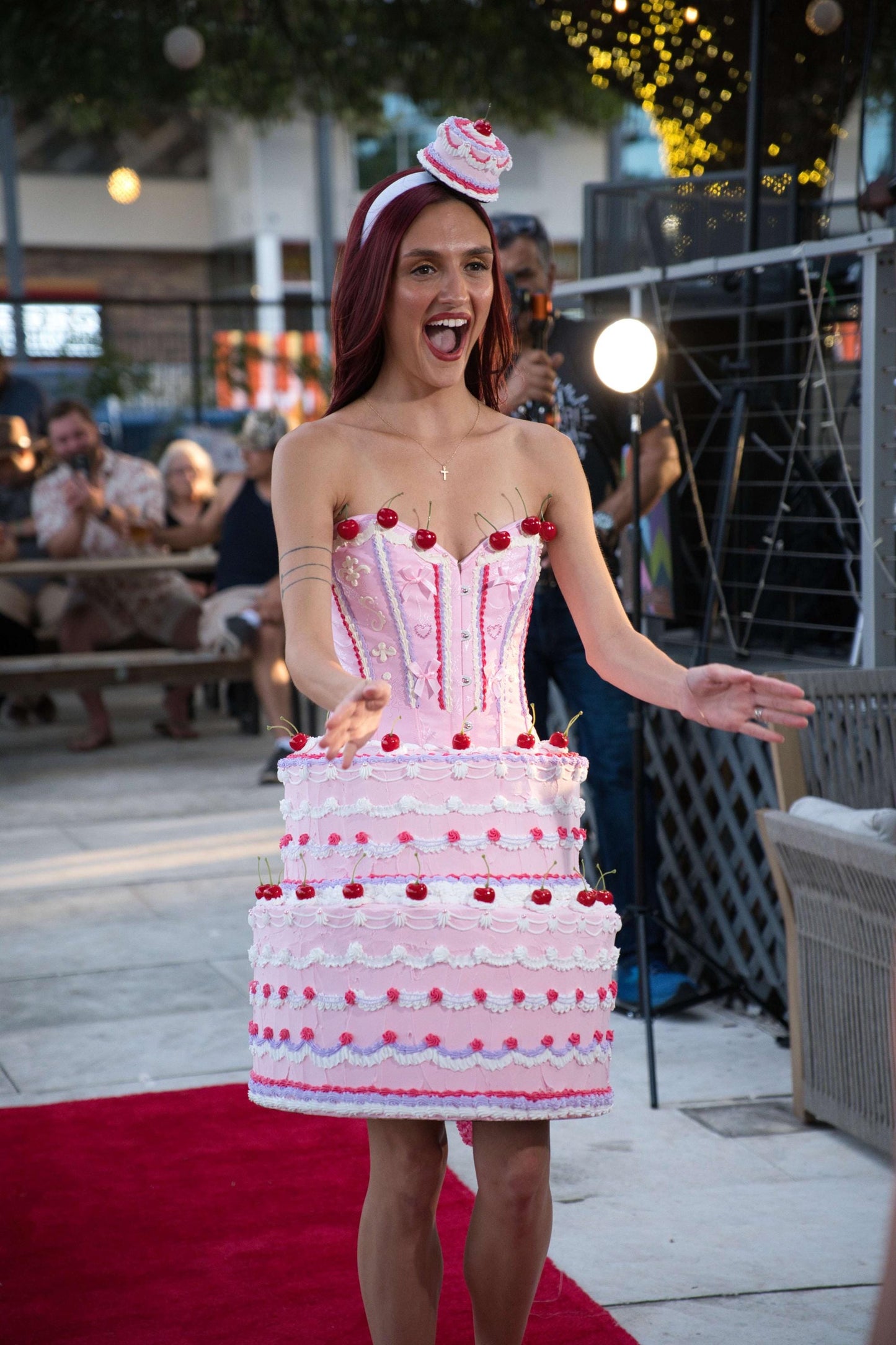 Fake Cake Tiered Skirt and Corset