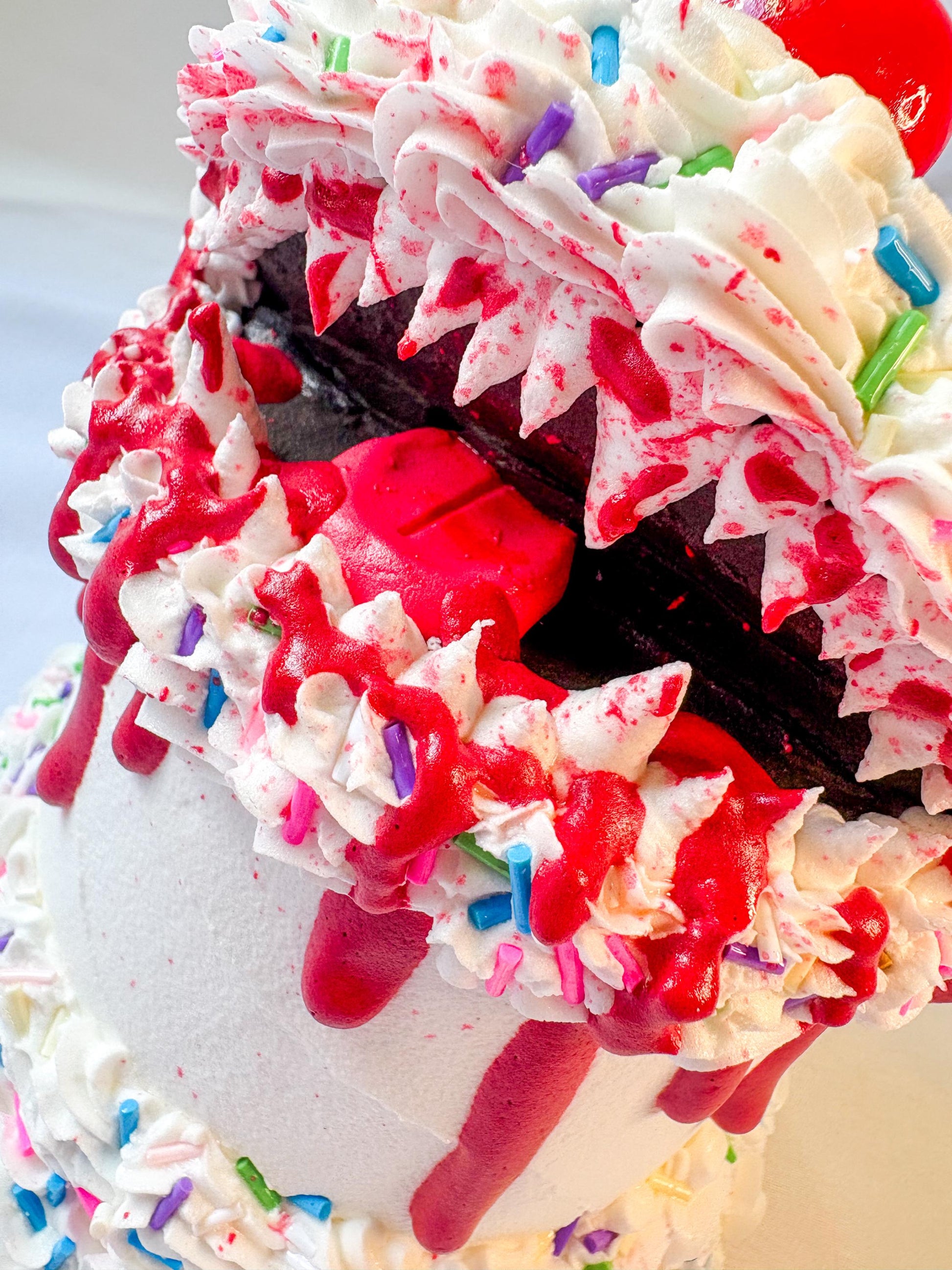 Fake Cake Monster Sculptures