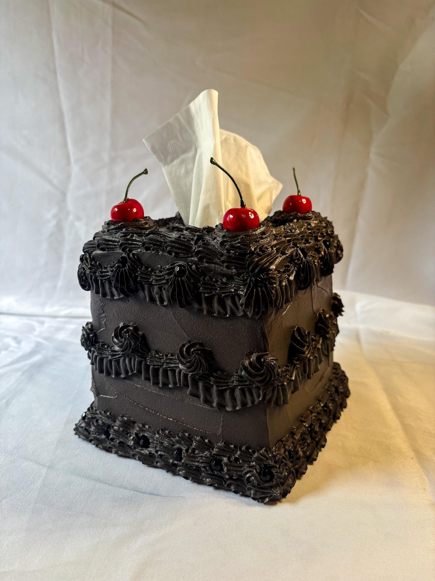 Vintage Pink Fake Cake Tissue Box Holders