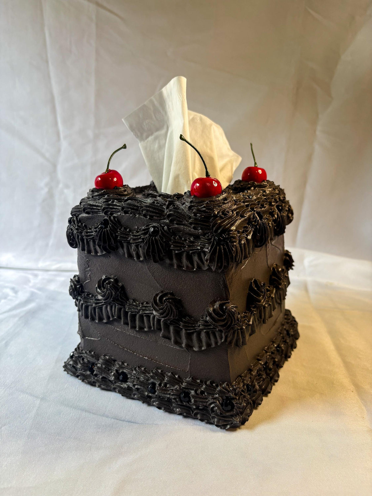 Vintage Pink Fake Cake Tissue Box Holders