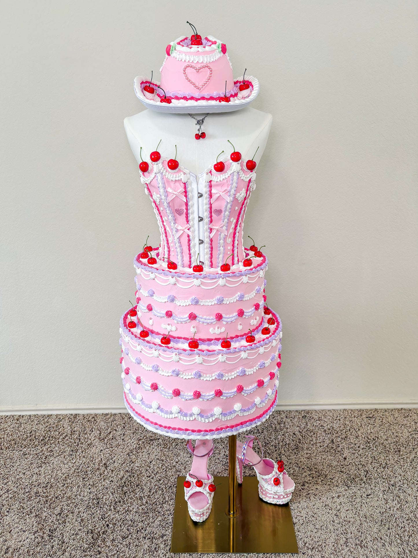Fake Cake Tiered Skirt and Corset