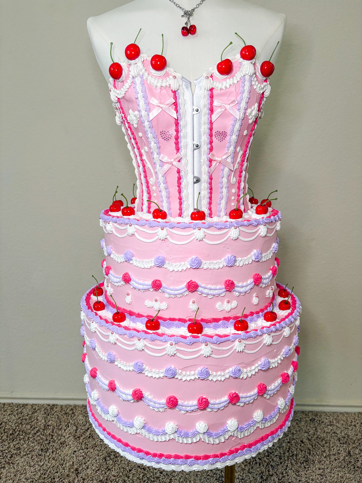 Fake Cake Tiered Skirt and Corset