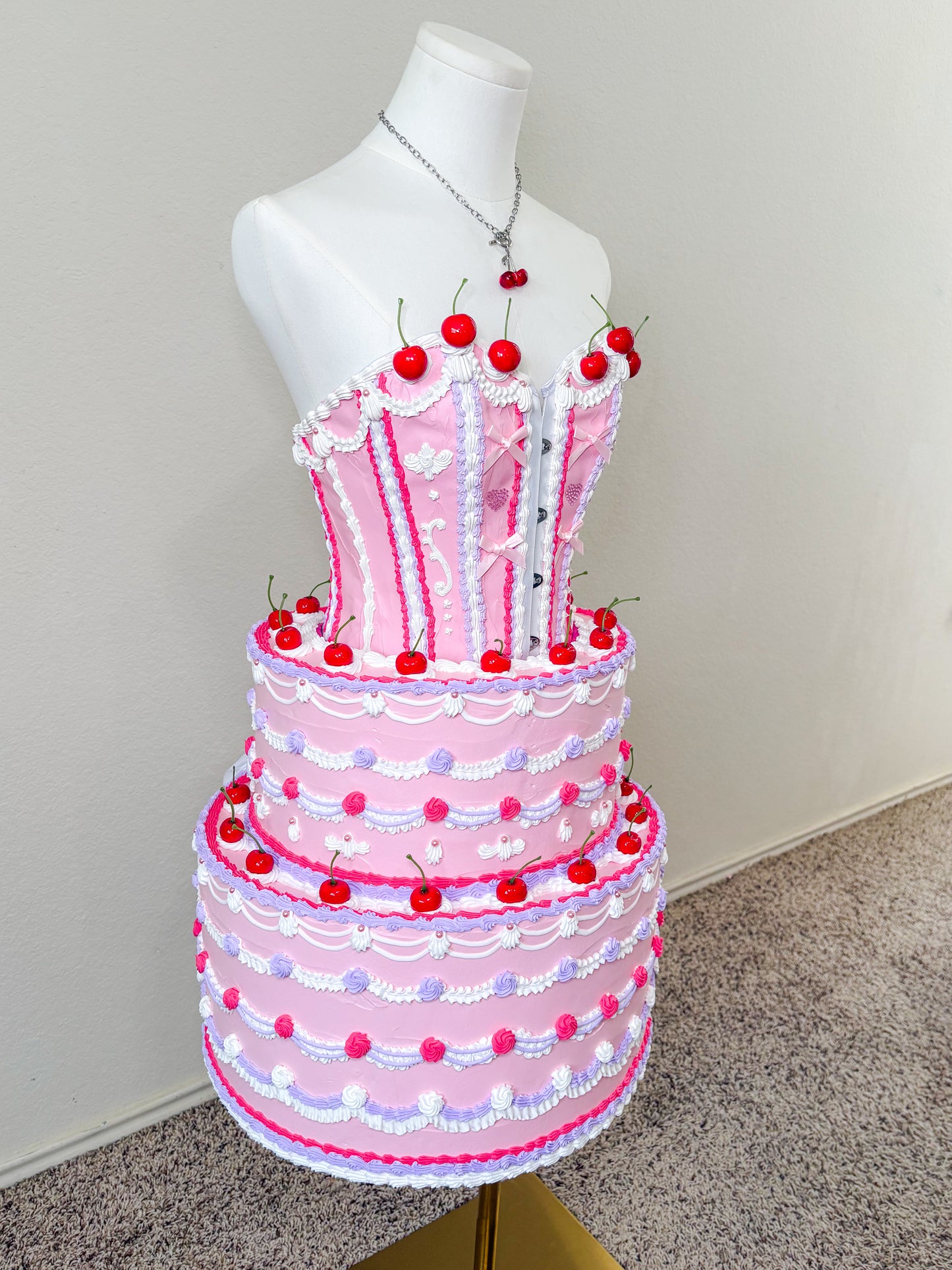 Fake Cake Tiered Skirt and Corset