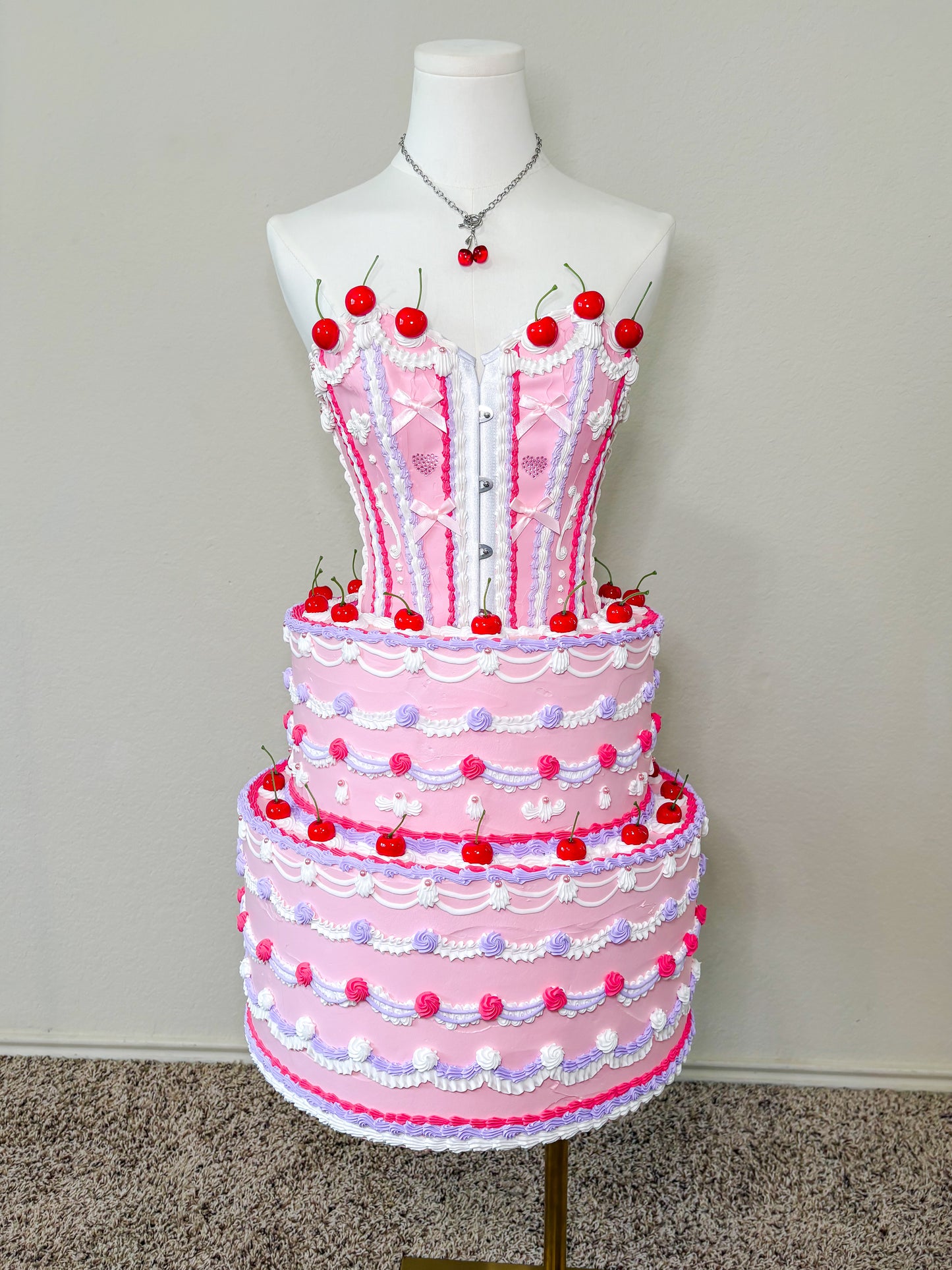 Fake Cake Tiered Skirt and Corset