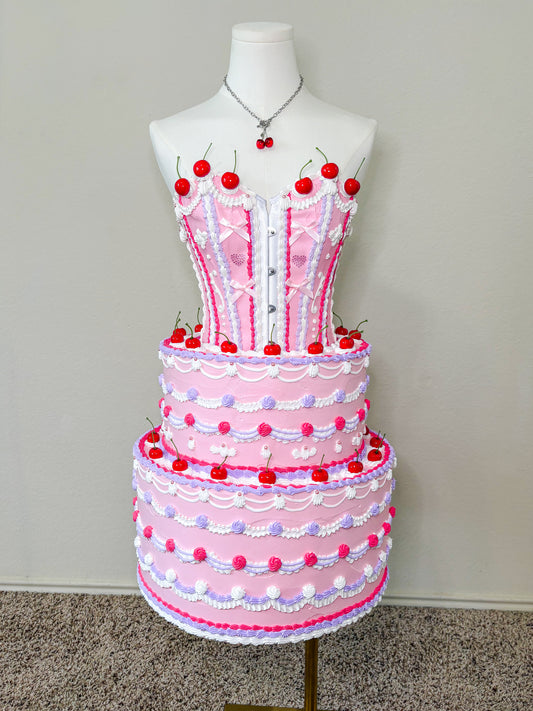 Fake Cake Tiered Skirt and Corset