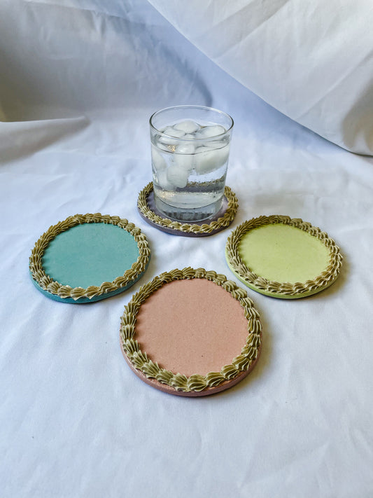 Ceramic “Cake” Coasters